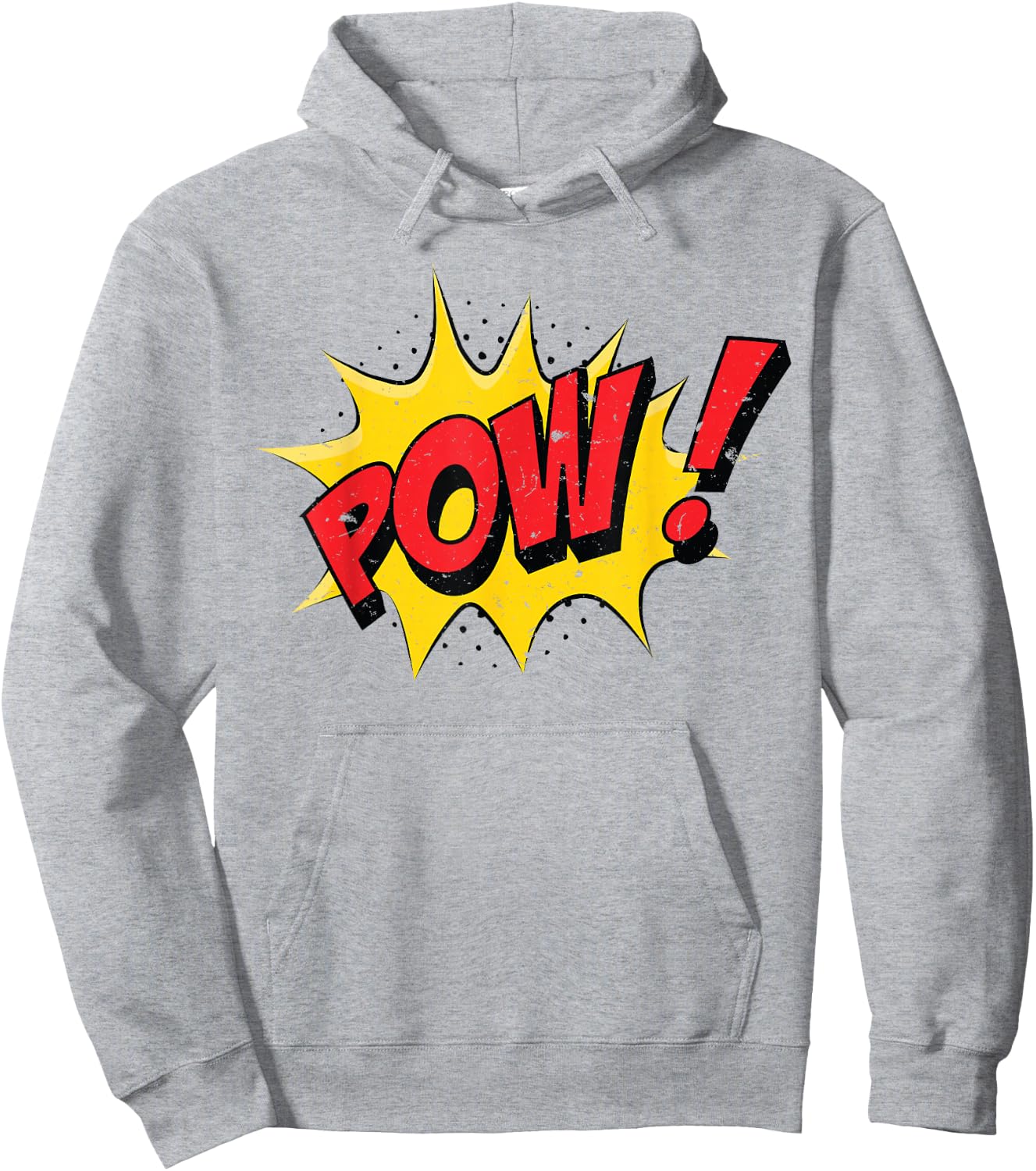 POW - Comic Book Cartoon Funny Pop Art Hoodie - Hoodie | Ash