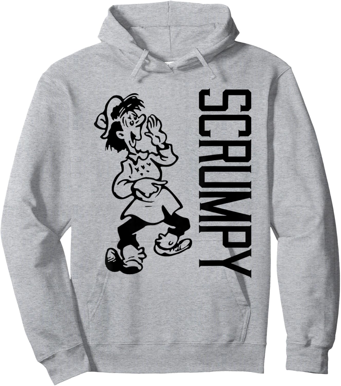 Funny Scrumpy Cider Drinker - Yokel pointing to Scrumpy Hoodie - Hoodie | Ash