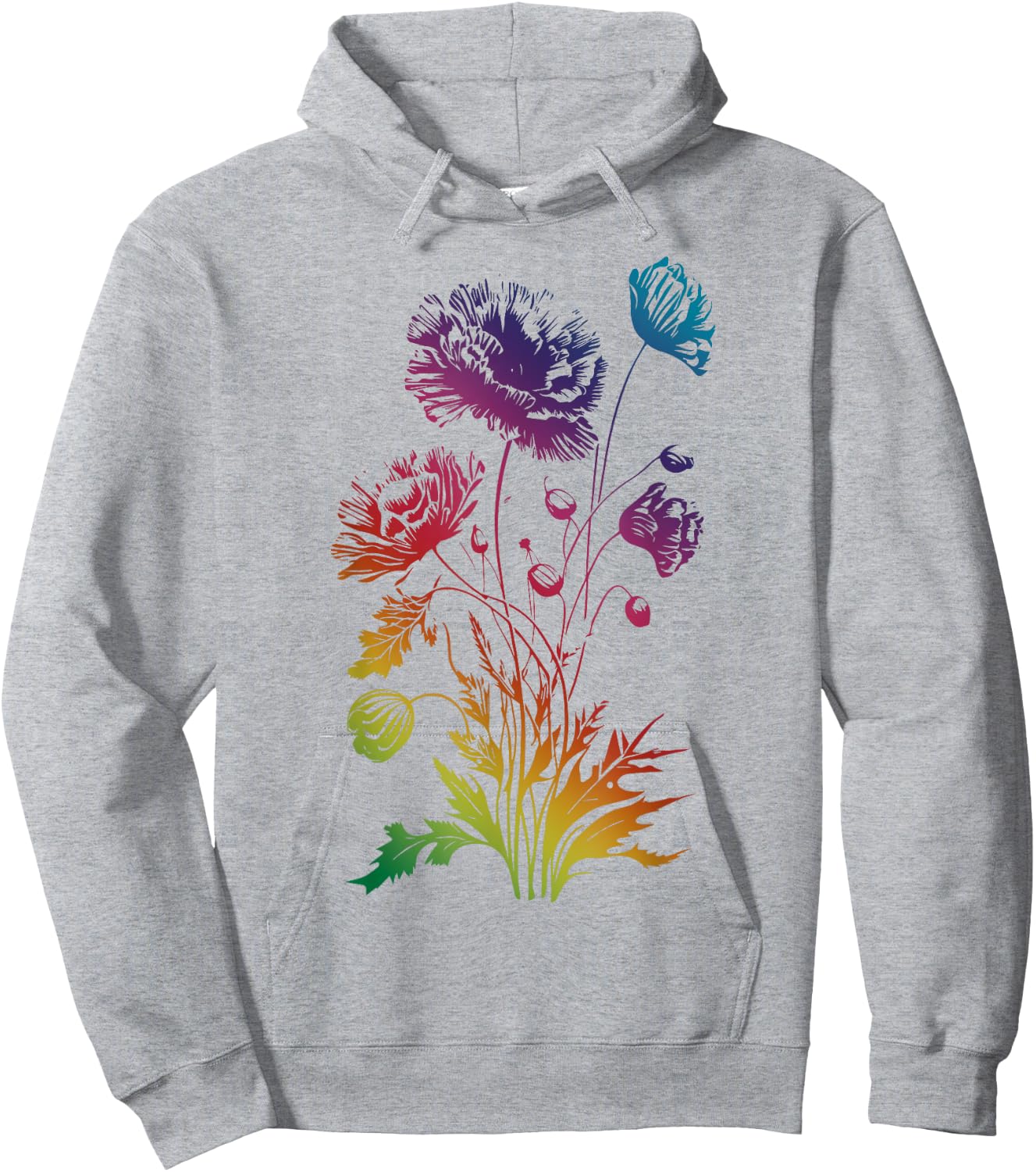 Poppies, spring bloomers, summer, flower, garden, outdoor Men Women Girls Kids Hoodie - Hoodie | Ash
