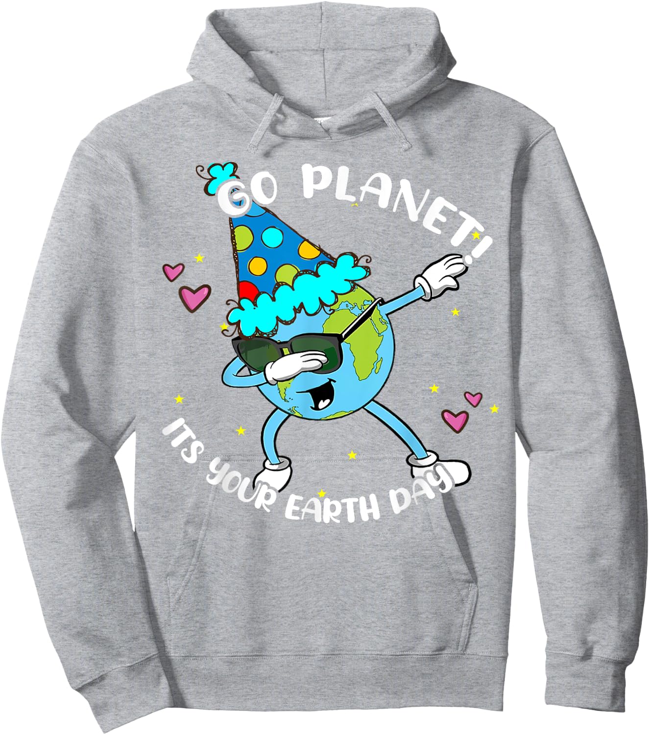 Kids Go Planet Its Your Earth Day Shirt Cute Boy Toddler Hoodie - Hoodie | Ash