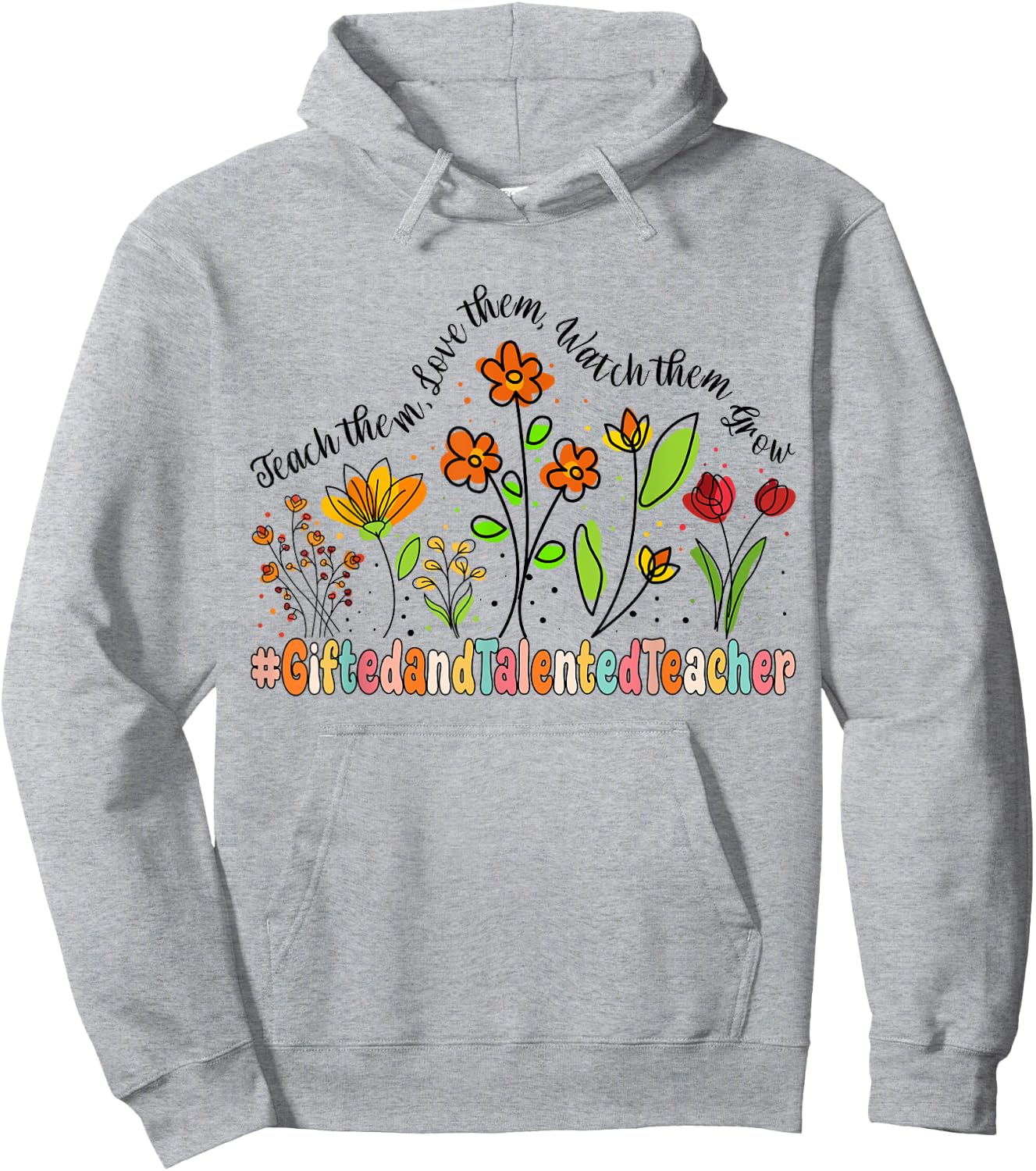 Gifted and Talented Teacher Appreciation Week Back to School Women Kids Hoodie - Hoodie | Ash