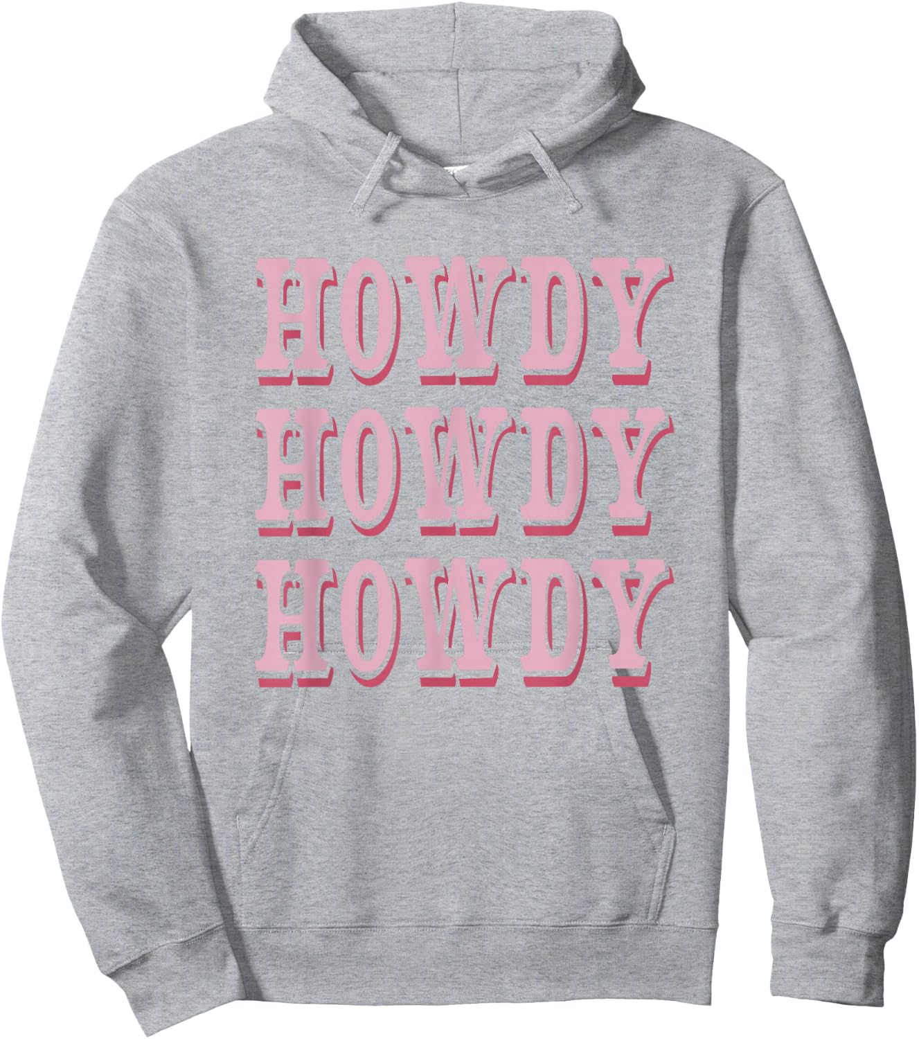 Howdy Preppy Pink Rodeo Western Country Southern Cowgirl Hoodie - Hoodie | Ash