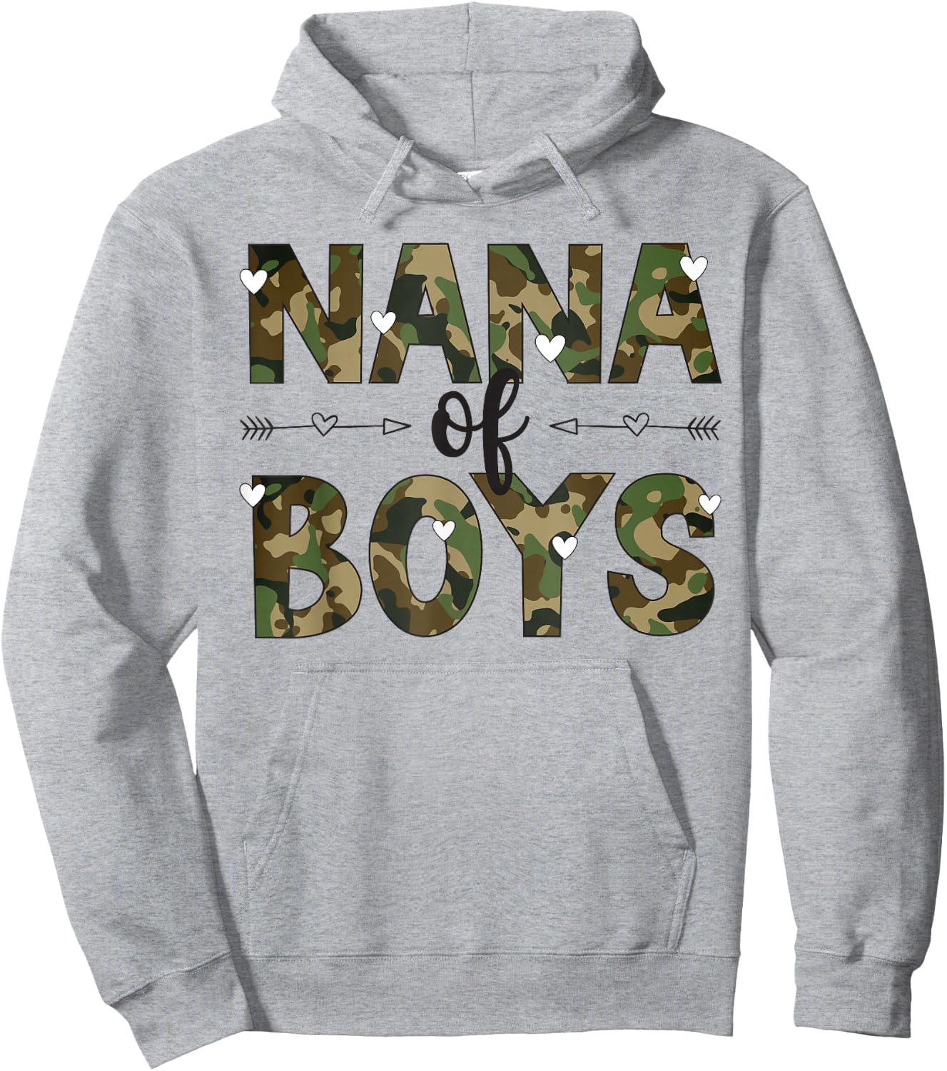 Nana Of Boys Nana Grandma Boy Nana Hoodie - Hoodie | Ash