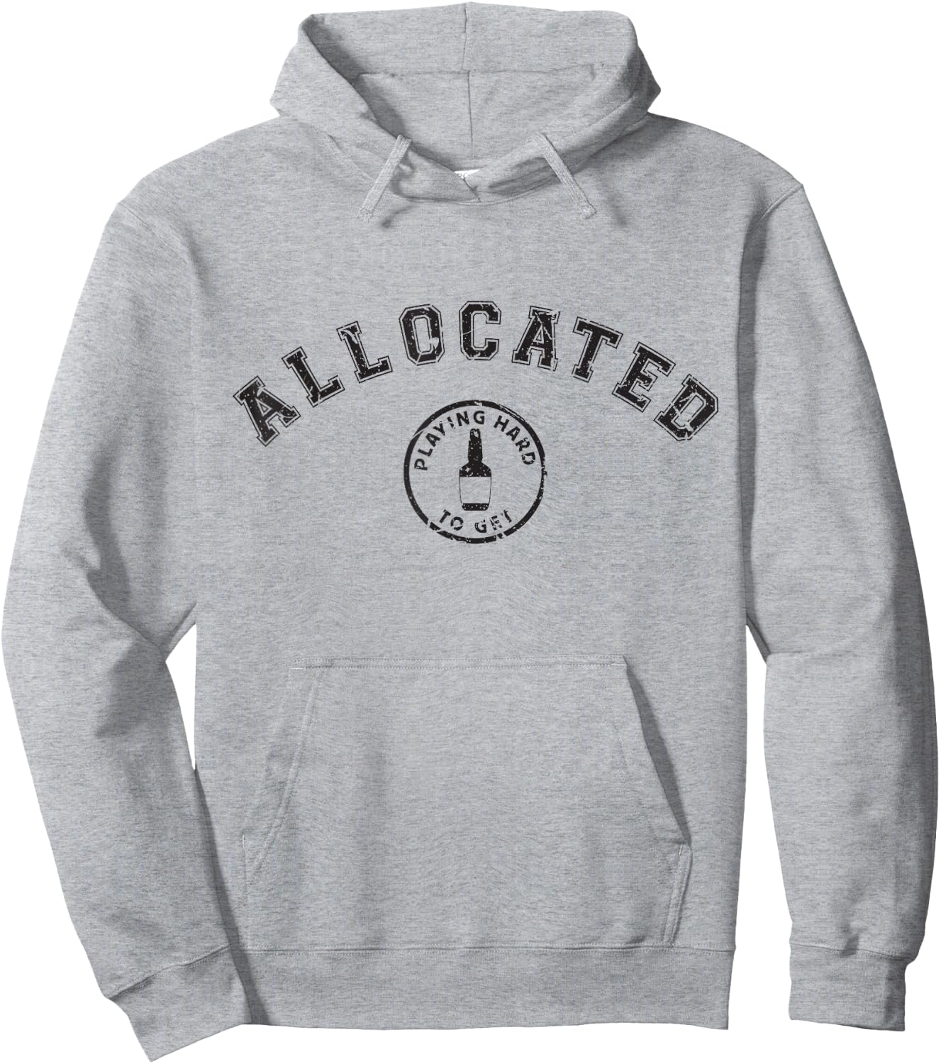 Weathered Kentucky Bourbon Whiskey Allocated Bourbon Hunter Hoodie - Hoodie | Ash