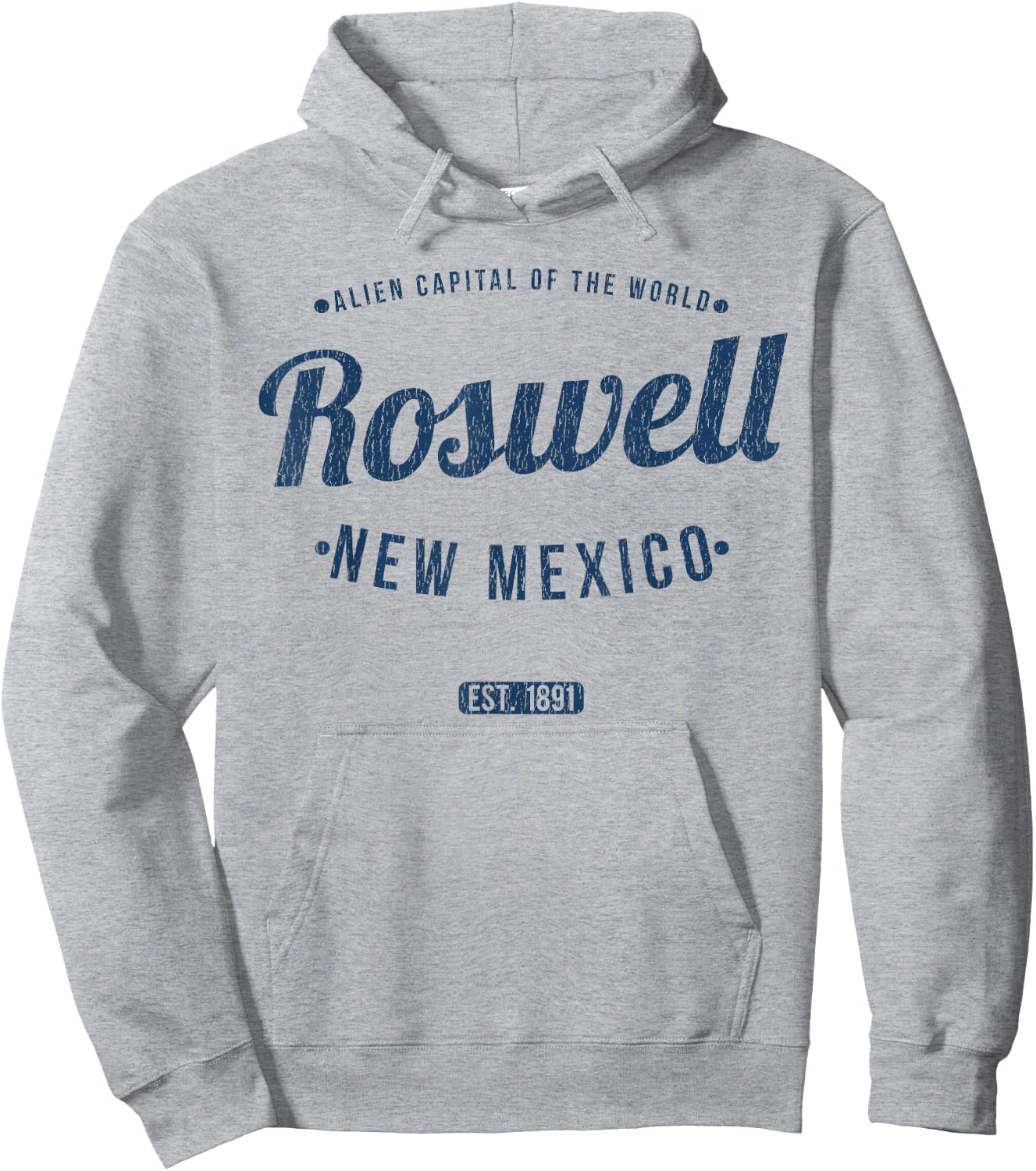 Roswell New Mexico Vintage Travel Souvenir Roswell Hoodie - Hoodie | Ash