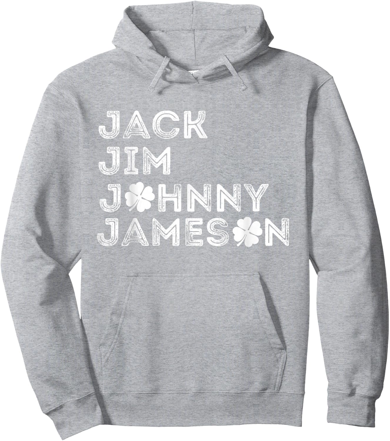 Jack Jim Johnny & Jameson St. Patrick's Day Hoodie - Hoodie | Ash