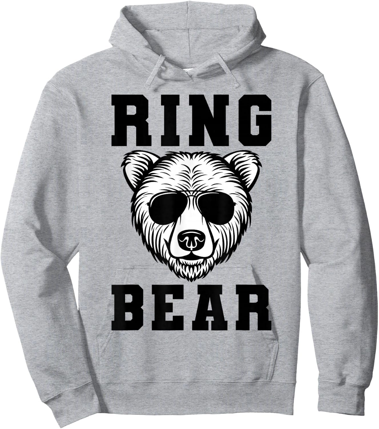 Ring Bear Ring Bear Ring Hoodie - Hoodie | Ash