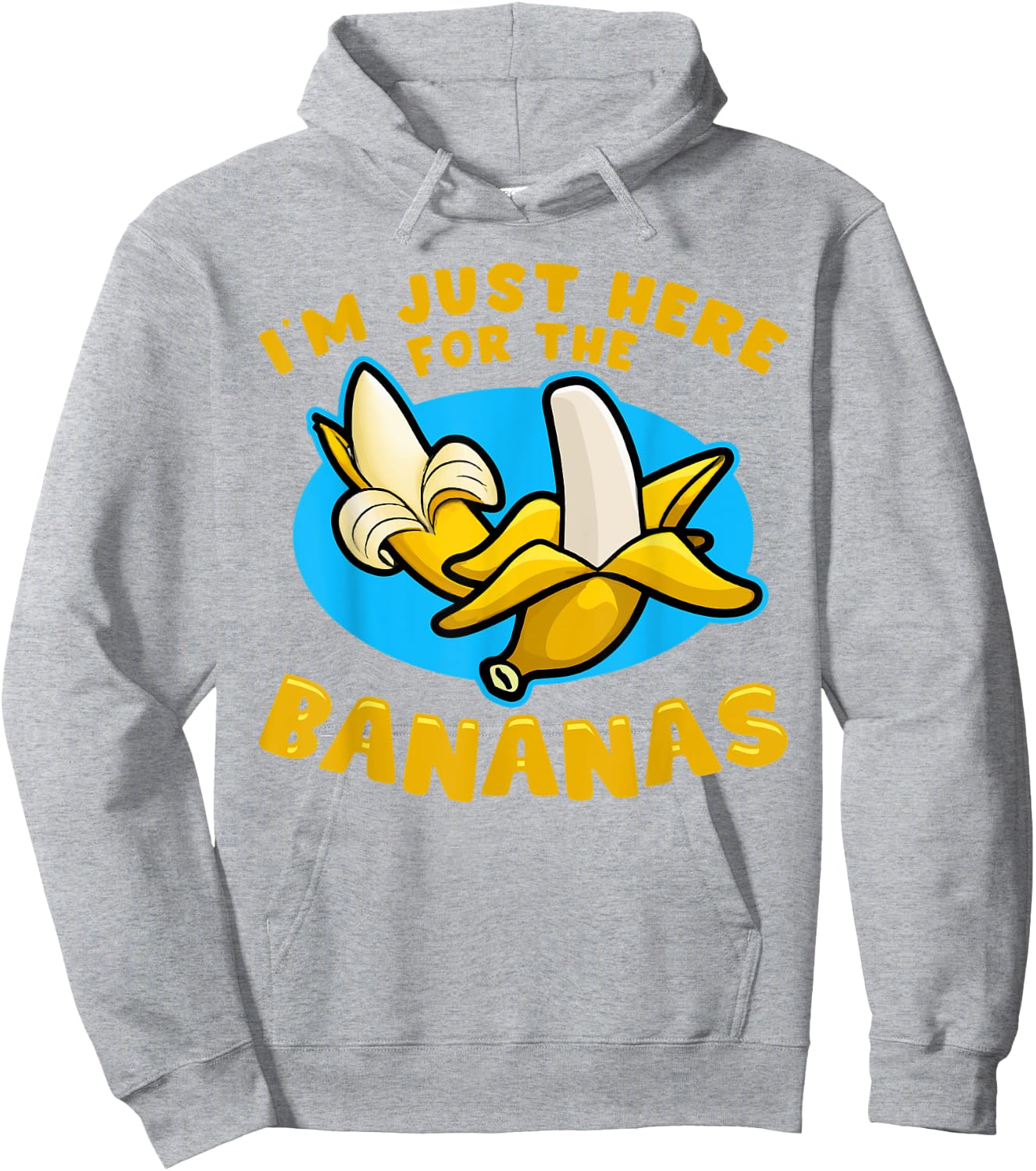 Banana Fruit - I´m just here for the Bananas Hoodie - Hoodie | Ash