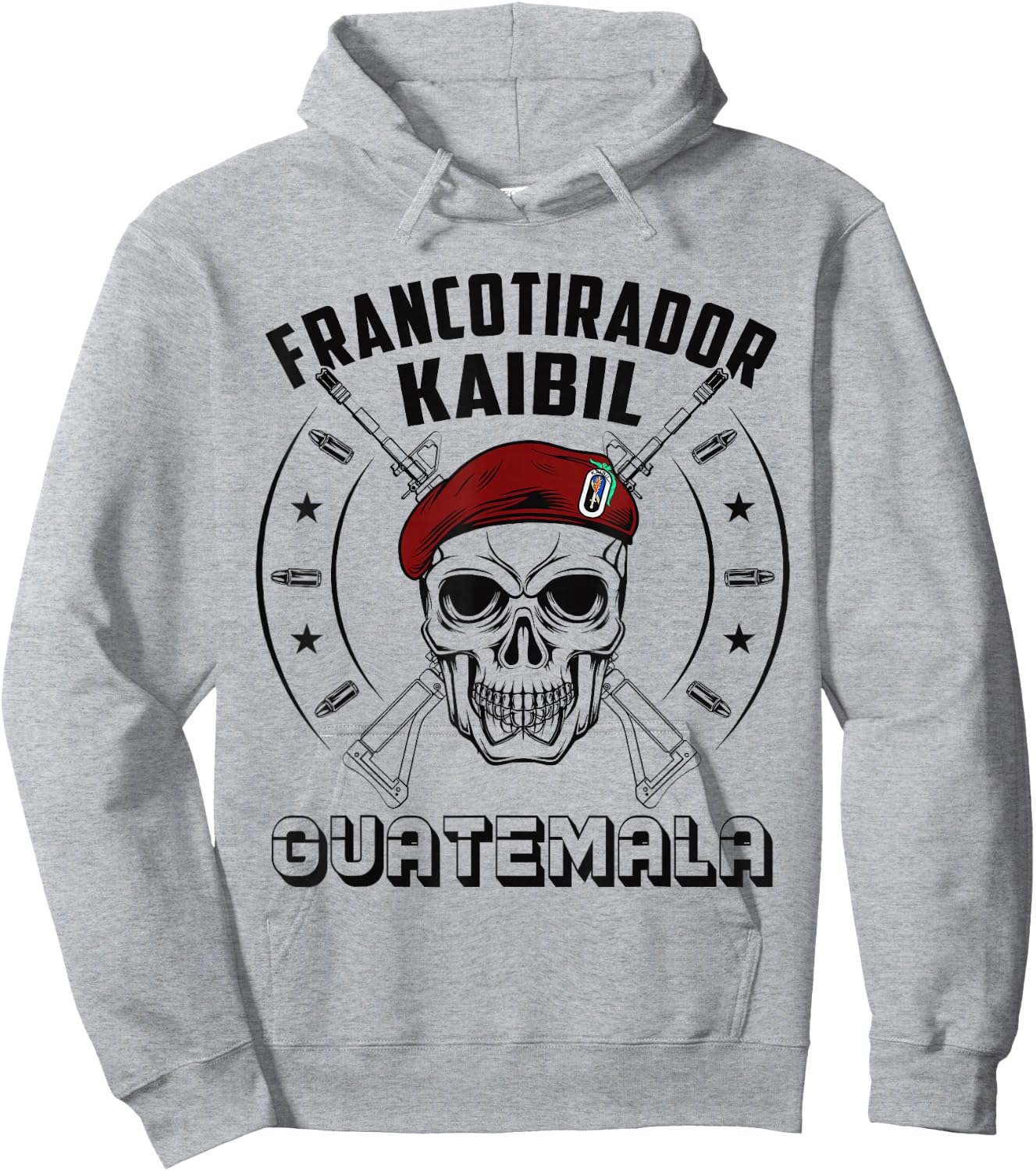 Francotirador Kaibil Guatemala Fuerzas Especiales Hoodie - Hoodie | Ash
