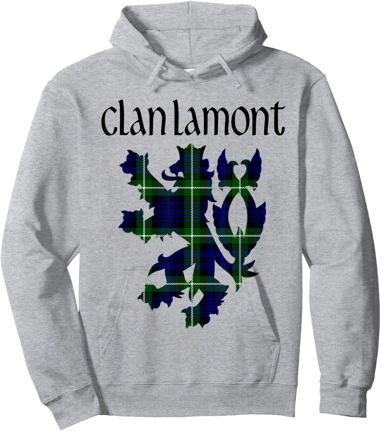 Clan Lamont Tartan Scottish Family Name Scotland Pride Hoodie - Hoodie | Ash
