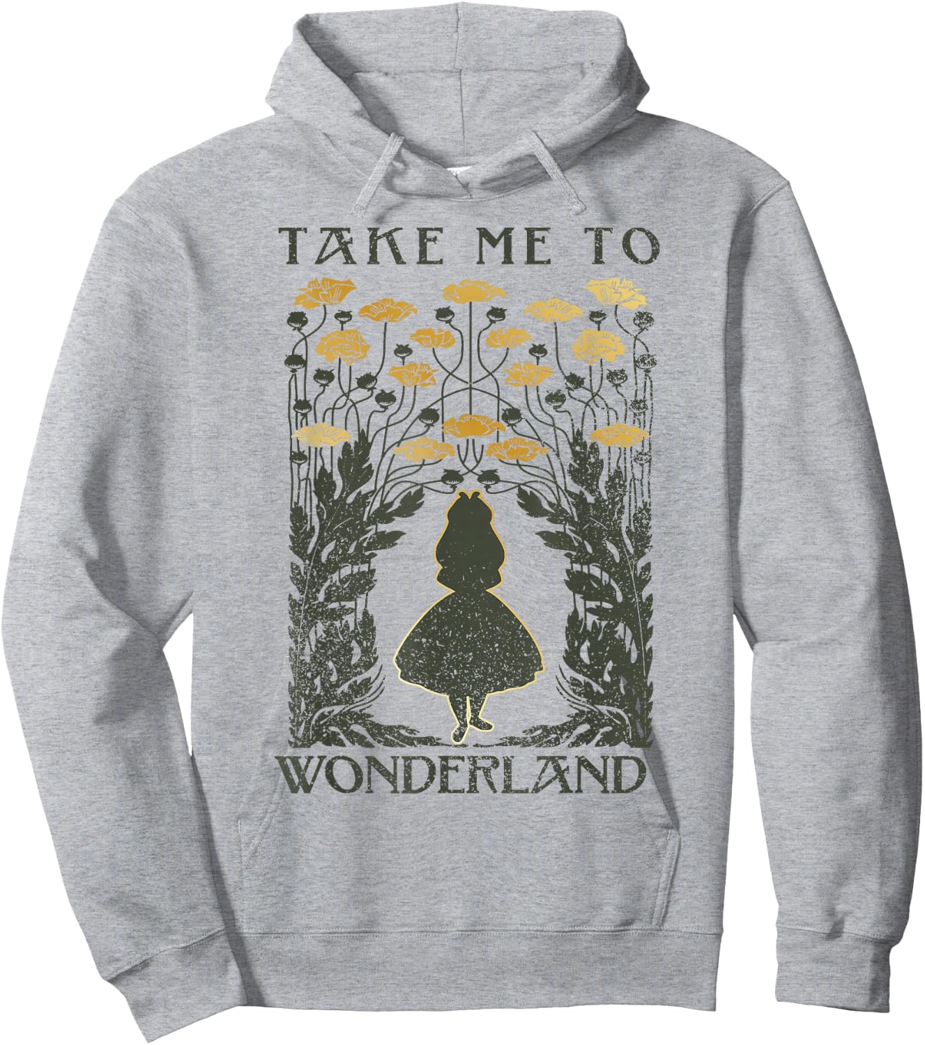 Disney Alice in Wonderland Take Me to Wonderland Hoodie - Hoodie | Ash