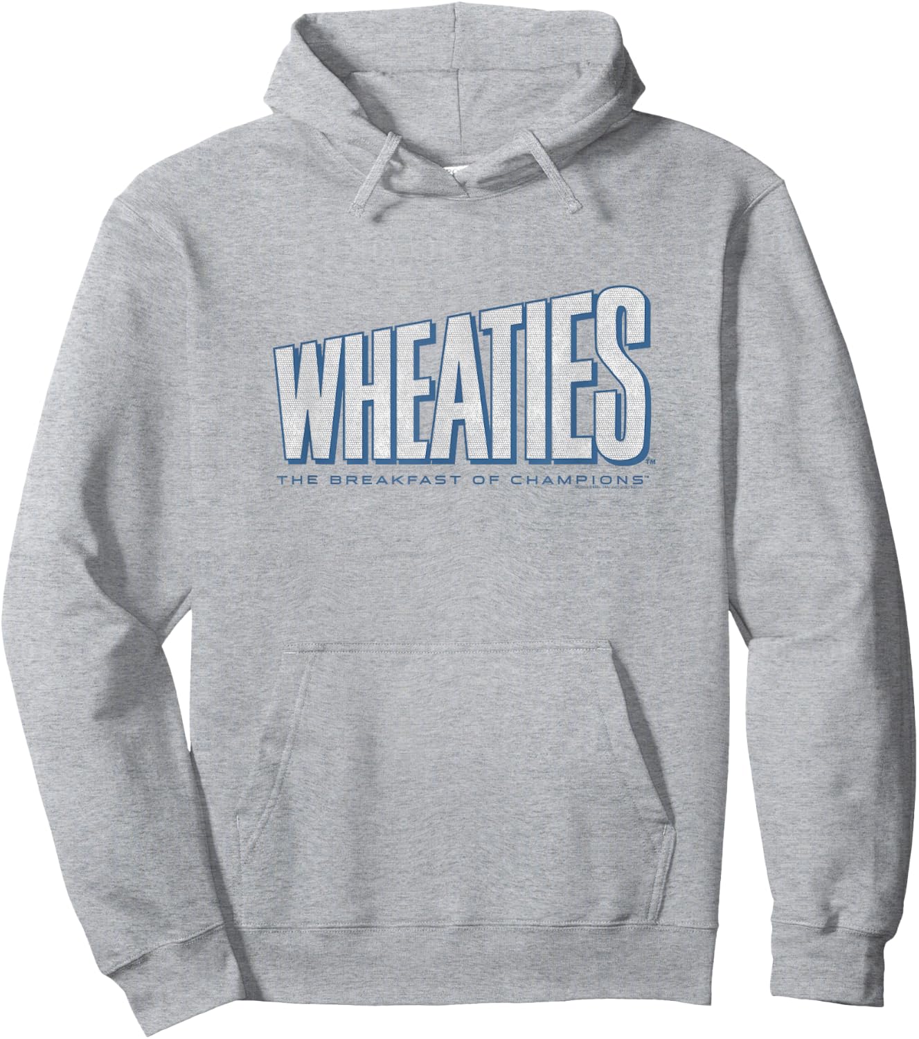 Wheaties The Breakfast Of Champions Iconic Distressed Logo Hoodie - Hoodie | Ash