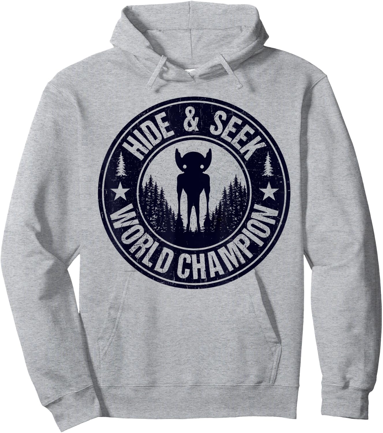 Hopkinsville Goblins Hide And Seek World Champion! Cryptid Hoodie - Hoodie | Ash