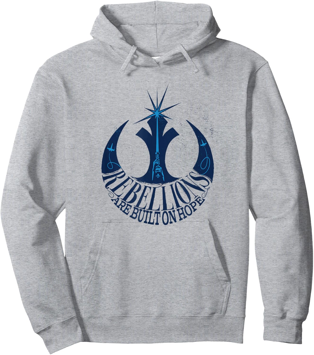 Star Wars Rebellions Are Built On Hope Rebels Logo Hoodie - Hoodie | Ash
