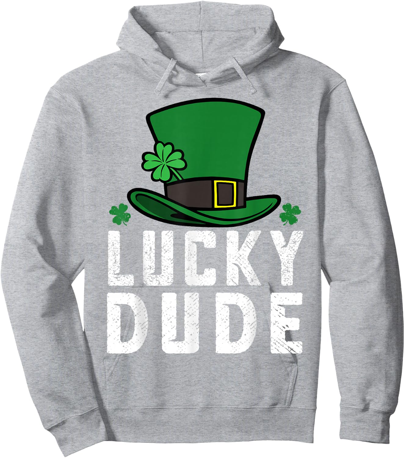 St Patric Day Lucky Dude Men Toddler Boy Cute Irish Brother Hoodie - Hoodie | Ash