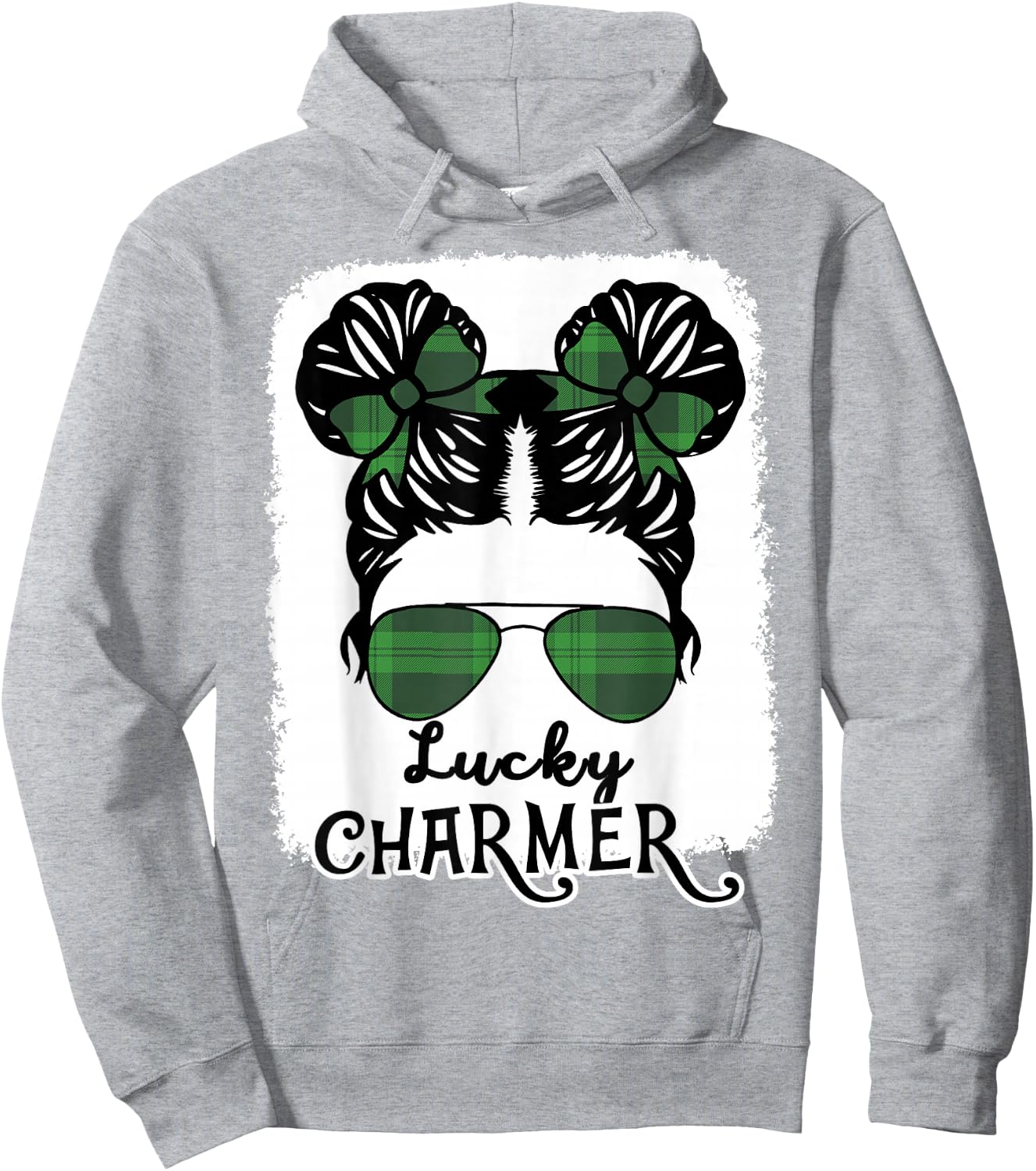 St Patricks Day Lucky Charmer Irish Girl Teen Toddler Hoodie - Hoodie | Ash