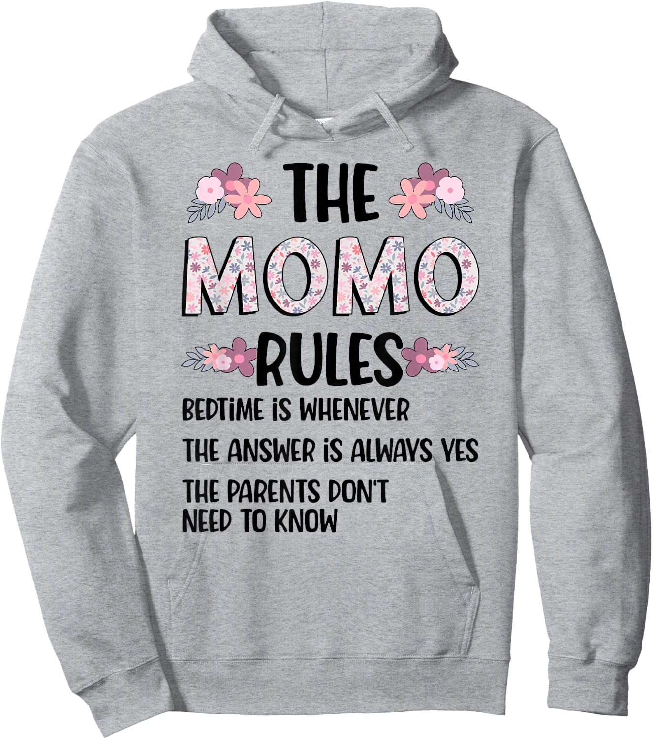 Momo Grandma Rules Momo Grandmother Hoodie - Hoodie | Ash