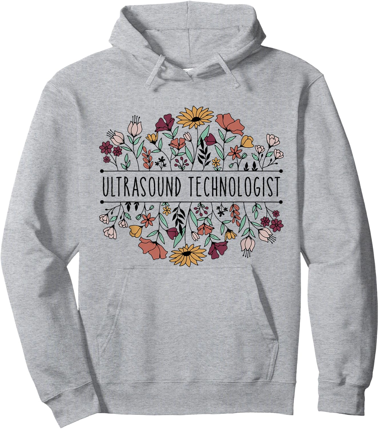 Ultrasound Technologist Sonography Ultrasound Tech Hoodie - Hoodie | Ash