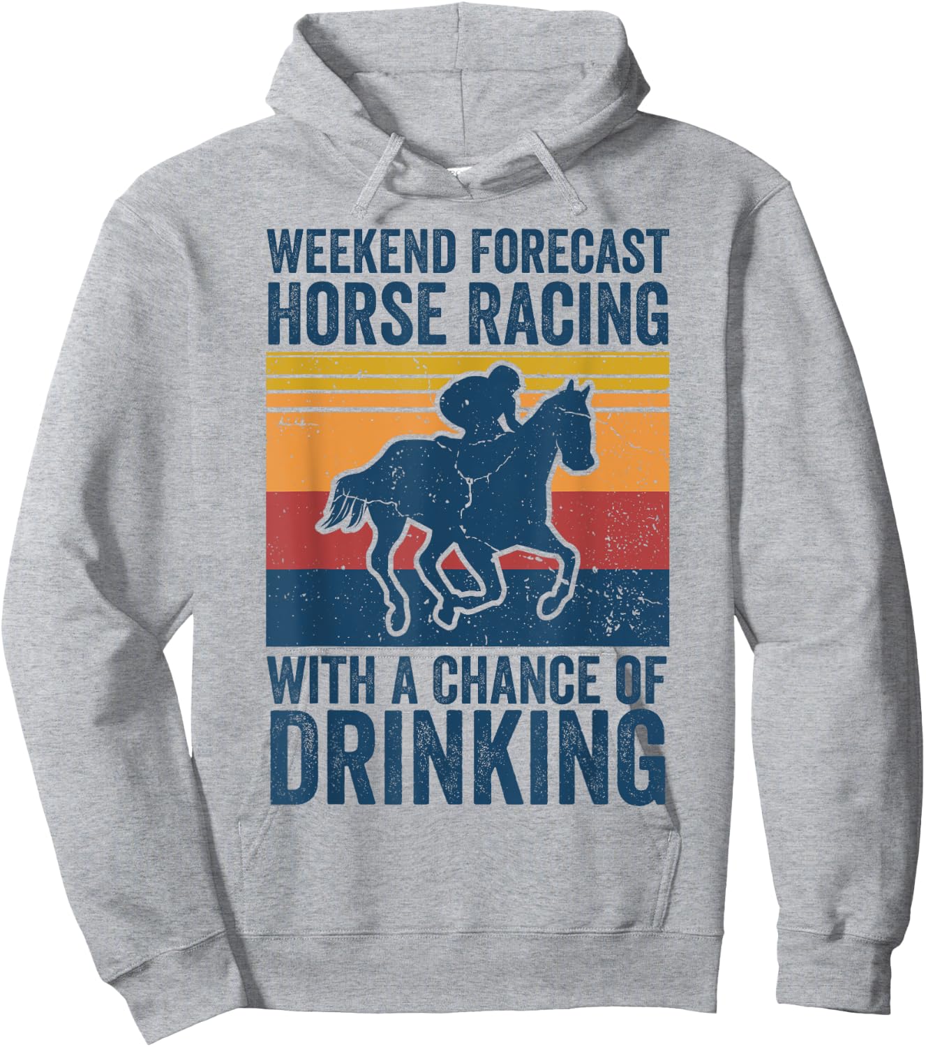 Vintage Horse Jockey Shirt Men Women Derby Day Horse Racing Hoodie - Hoodie | Ash