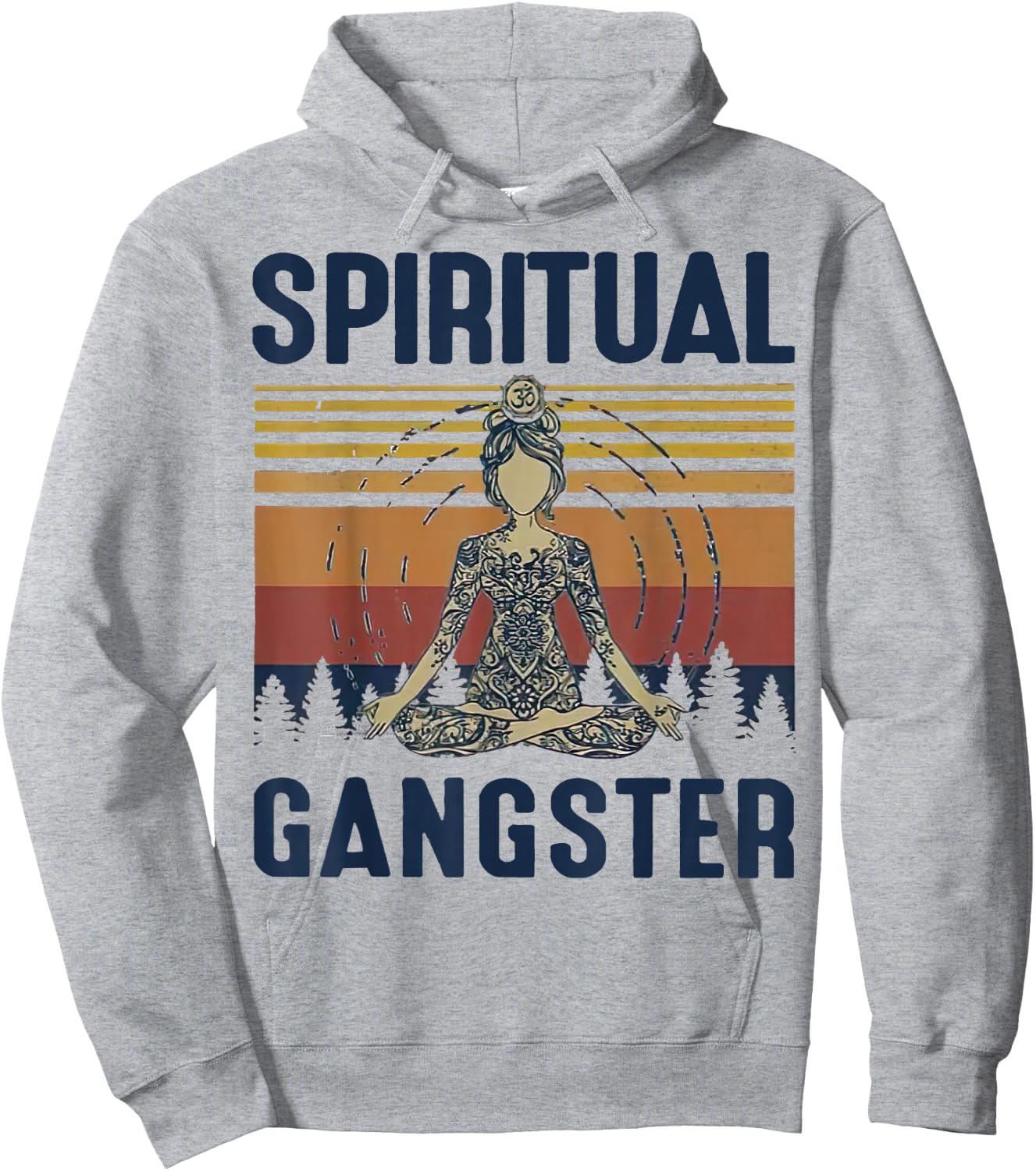 Yoga Girls Spiritual Gangsters Vintage Yoga Lover Hoodie - Hoodie | Ash