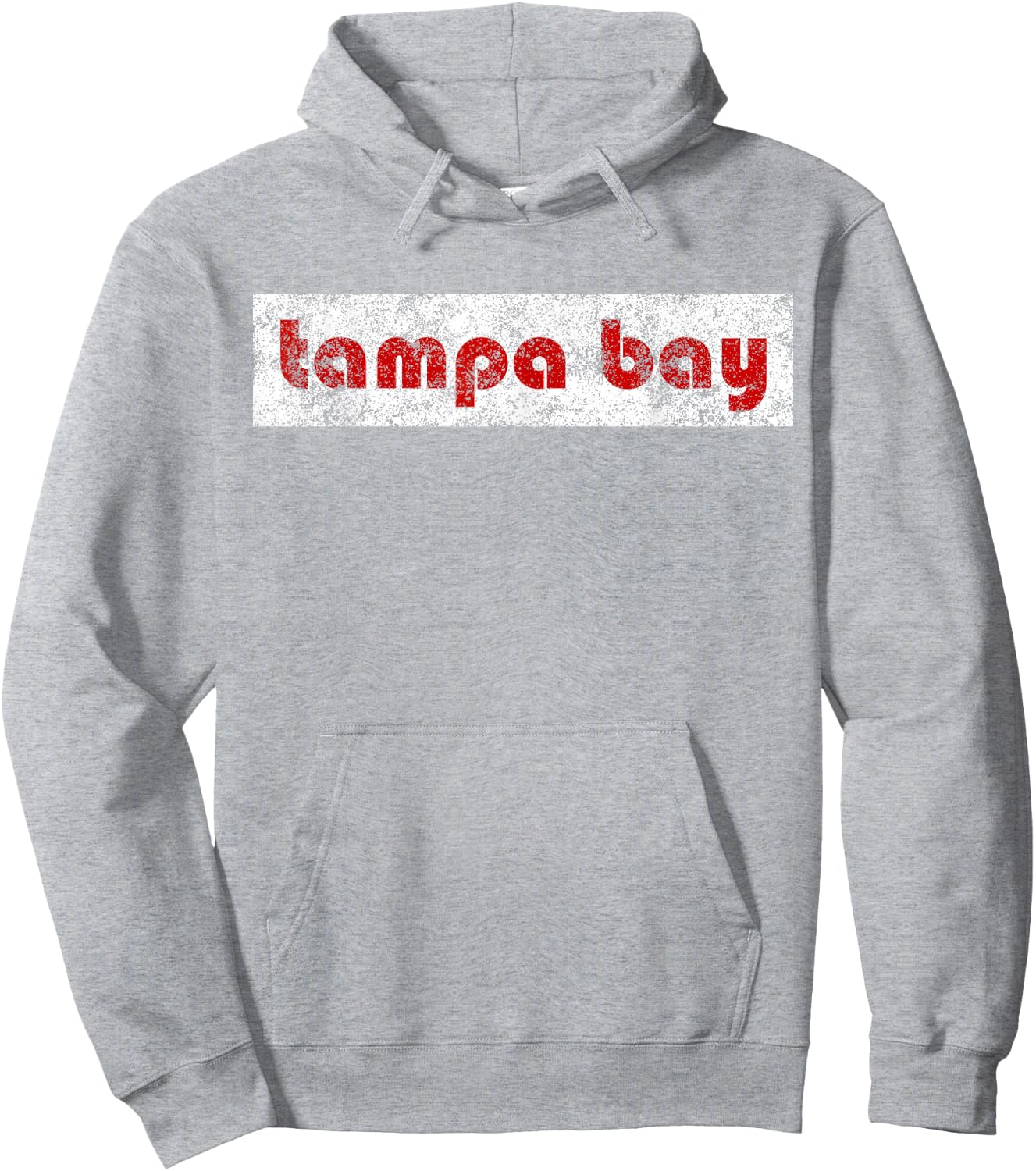 Tampa Bay Florida Retro Vintage Weathered Throwback Hoodie - Hoodie | Ash
