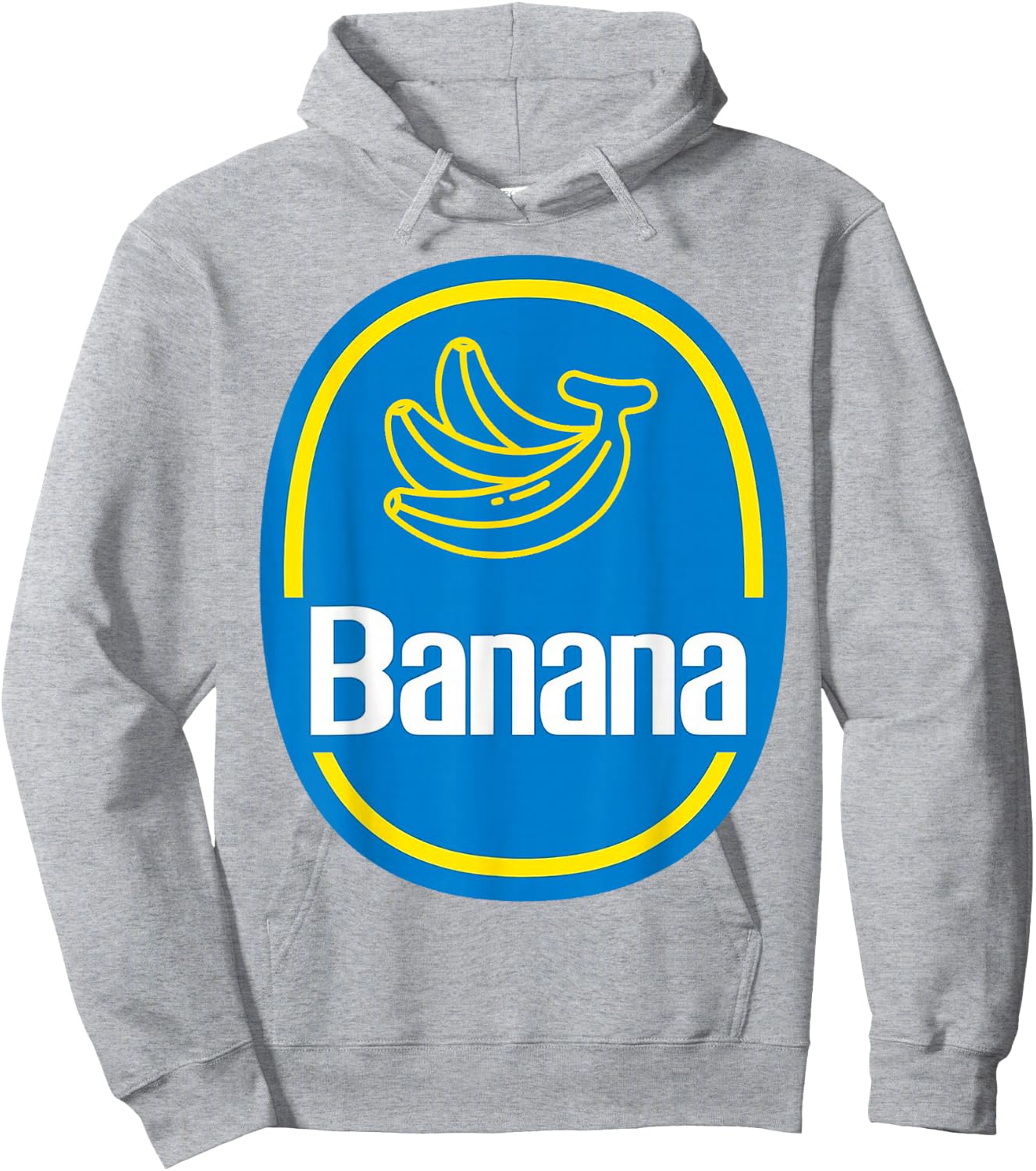 Banana Sticker Fruit Lazy Halloween Costume Hoodie - Hoodie | Ash