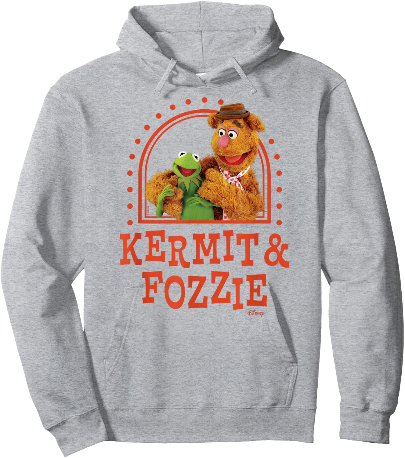 The Muppets - Kermit & Fozzie Hoodie - Hoodie | Ash