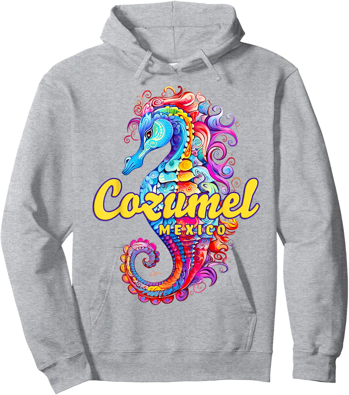 JCombs: Cozumel, Mexico, Seahorse Beach Men Women Kids Hoodie - Hoodie | Ash