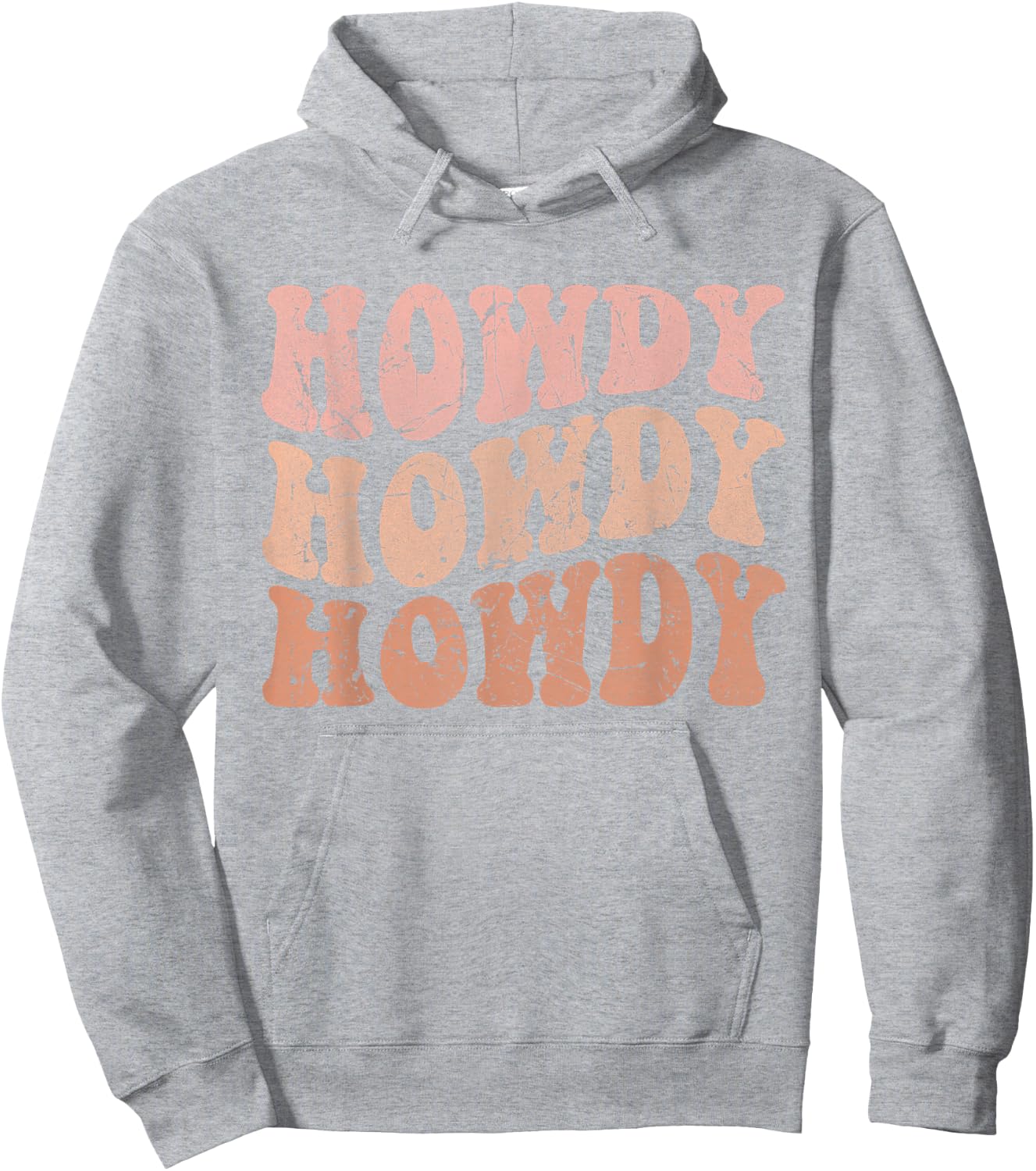 Vintage Howdy Western Life Rodeo Country Music Cowgirls Hoodie - Hoodie | Ash