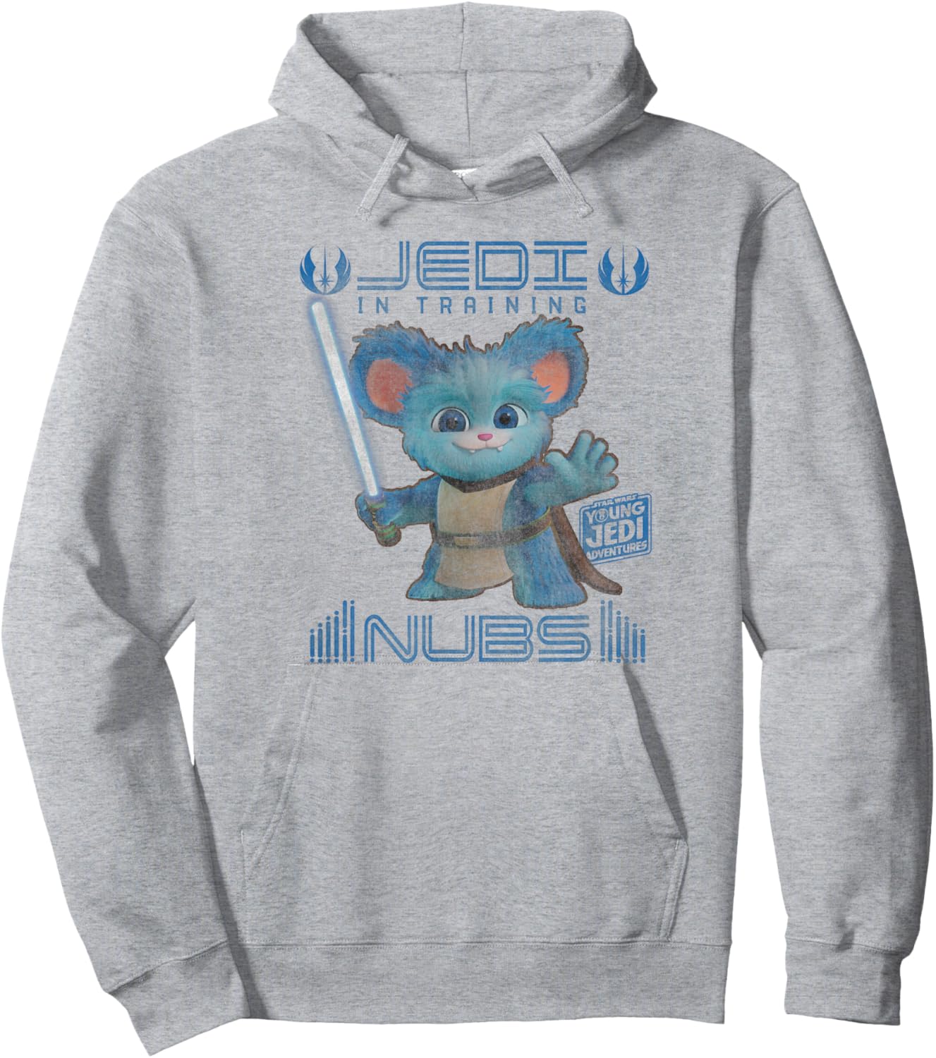 Star Wars: Young Jedi Adventures Nubs Jedi In Training Hoodie - Hoodie | Ash