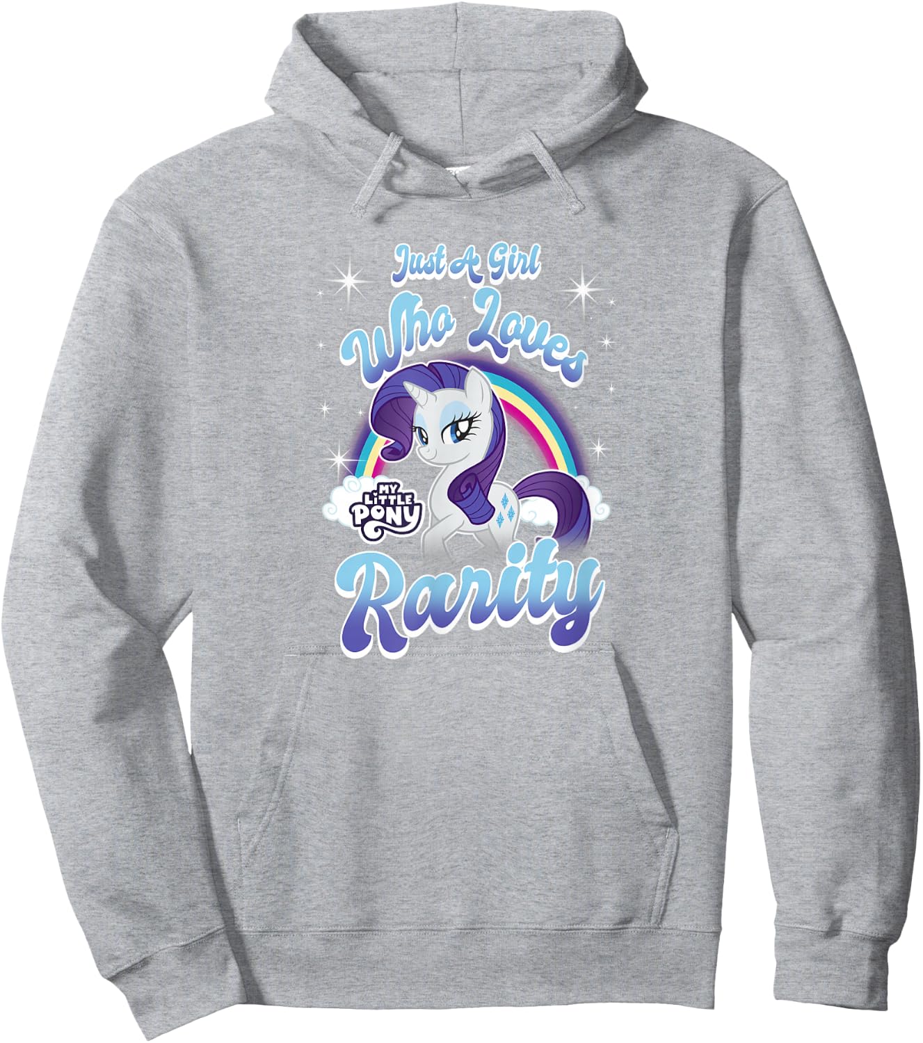 My Little Pony: Friendship Is Magic Girl Who Loves Rarity Hoodie - Hoodie | Ash