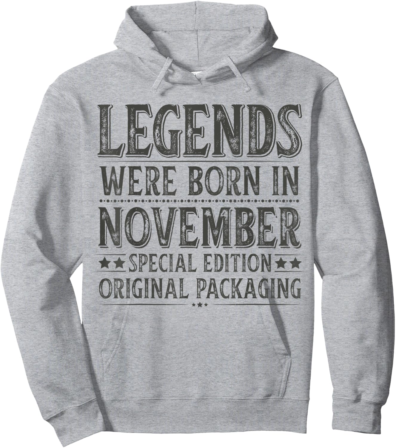 November Birthday Legends Were Born in November Funny Dad Hoodie - Hoodie | Ash