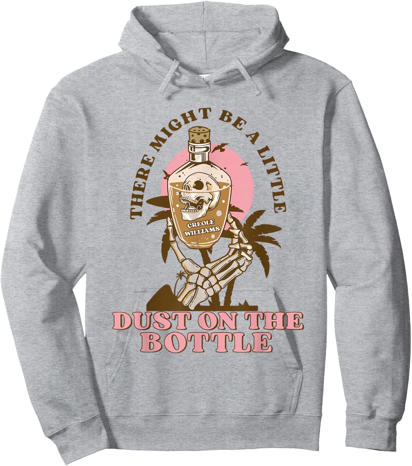 Dust On The Bottle Funny Vintage Summer Halloween Vibes Women Hoodie - Hoodie | Ash