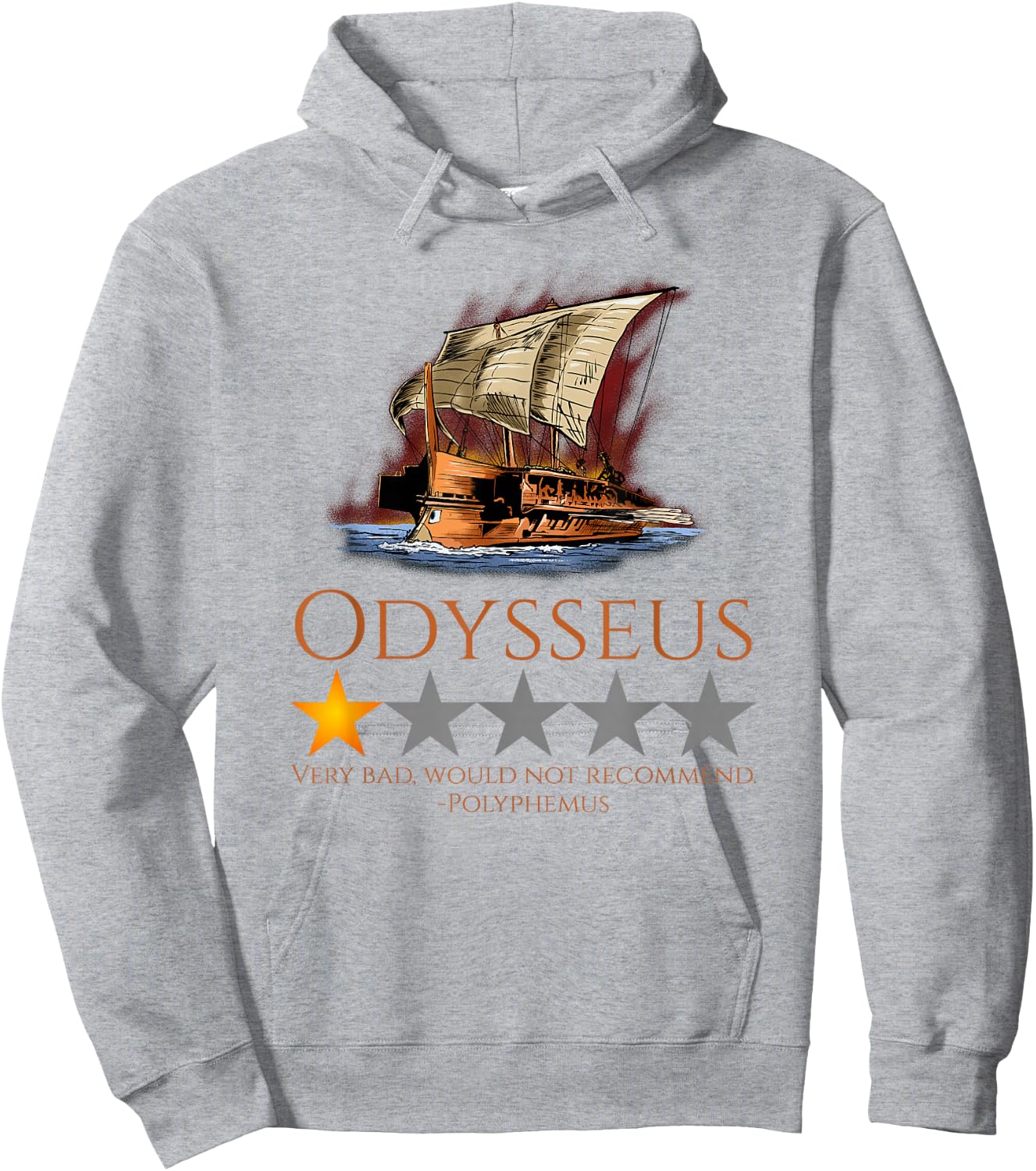 Odysseus - Ancient Greek Mythology Meme - The Odyssey Hoodie - Hoodie | Ash