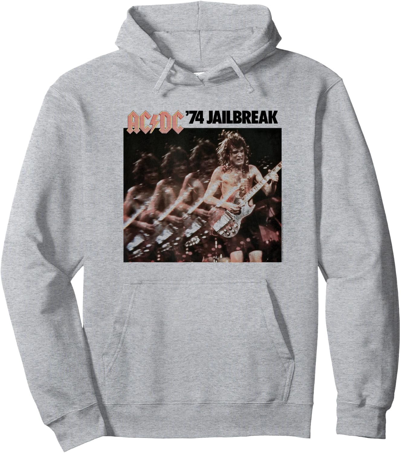 AC/DC - '74 Jailbreak EP Artwork Hoodie - Hoodie | Ash