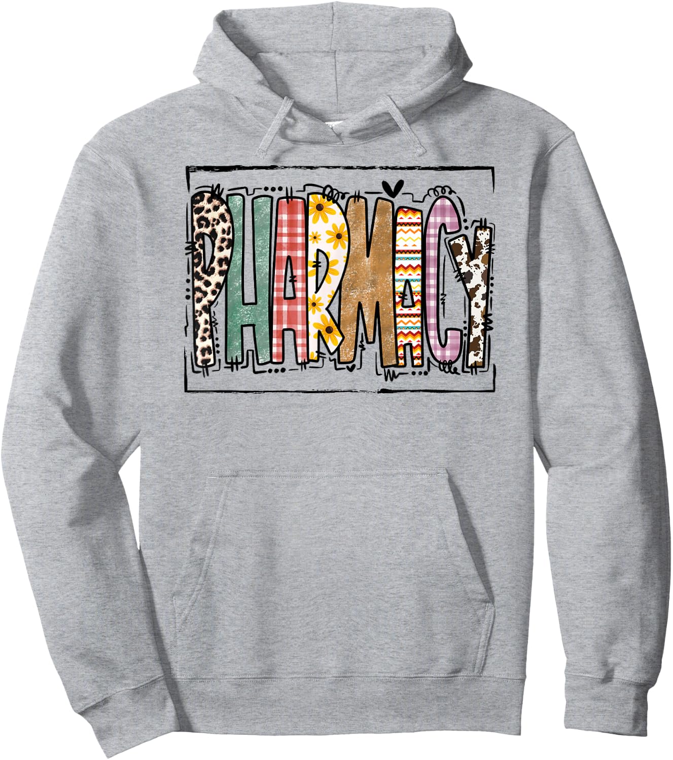 Pharmacy Fall Phamacist Healthcare Worker Autumn Funny Hoodie - Hoodie | Ash