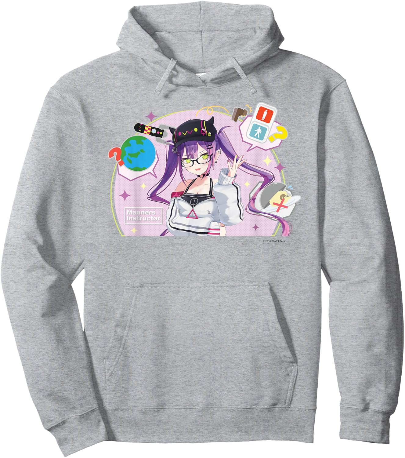 【Tokoyami Towa】holo no graffiti Greatest Moments Hoodie - Hoodie | Ash