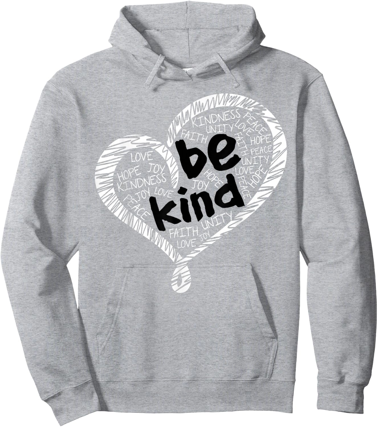 Unity Day Shirt Orange Anti Bullying Be Kind Heart Kindness Hoodie - Hoodie | Ash