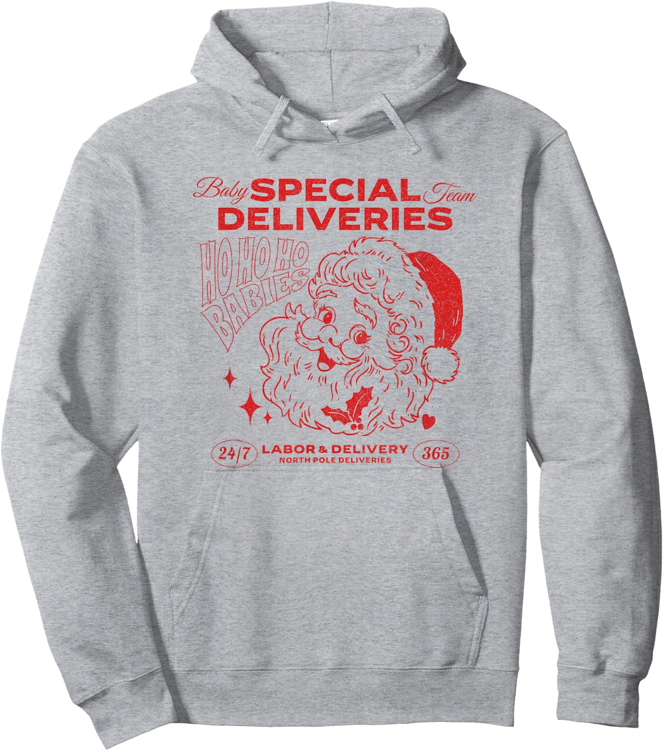 Special Deliveries, Labor and Delivery Christmas Hoodie - Hoodie | Ash