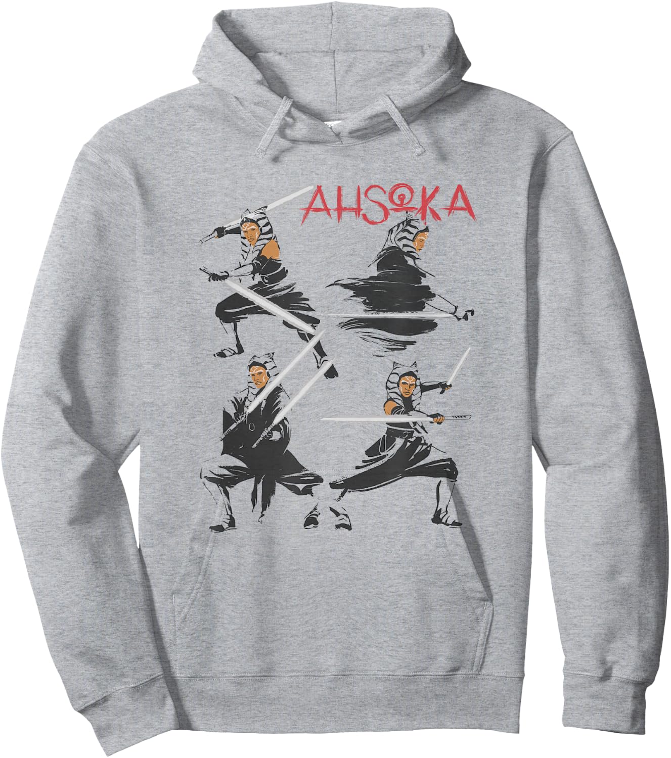 Star Wars: Ahsoka Tano Stance Square Smash Up Hoodie - Hoodie | Ash