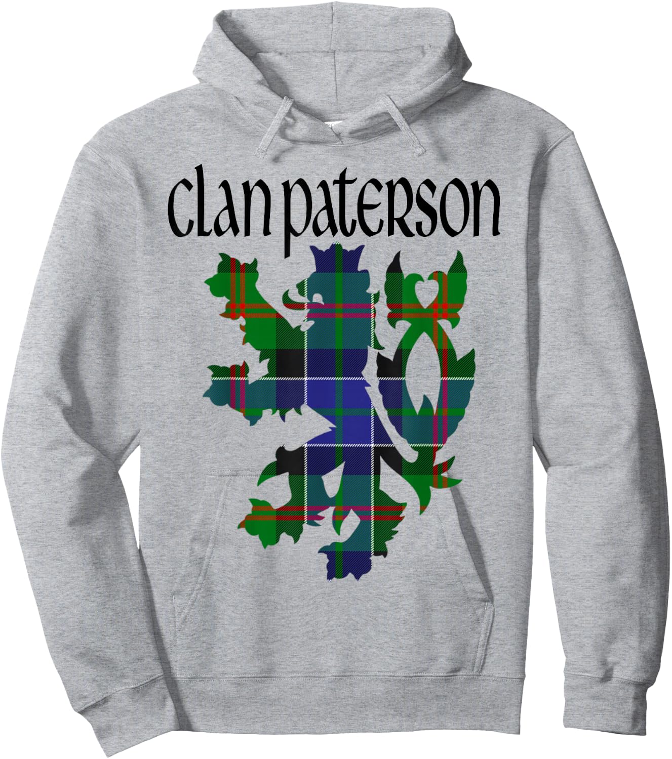 Clan Paterson Tartan Scottish Family Name Scotland Pride Hoodie - Hoodie | Ash