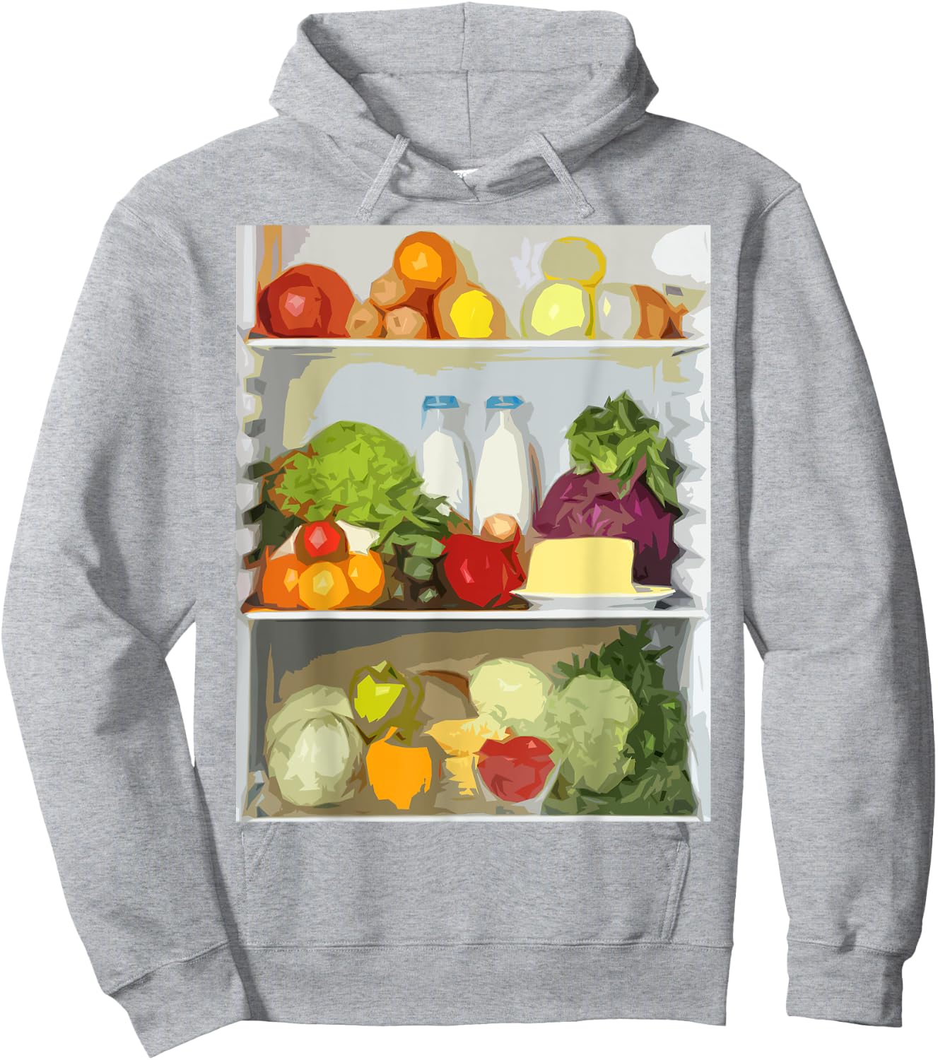 Fridge Retro Object Costume Funny Halloween Silvester Design Hoodie - Hoodie | Ash