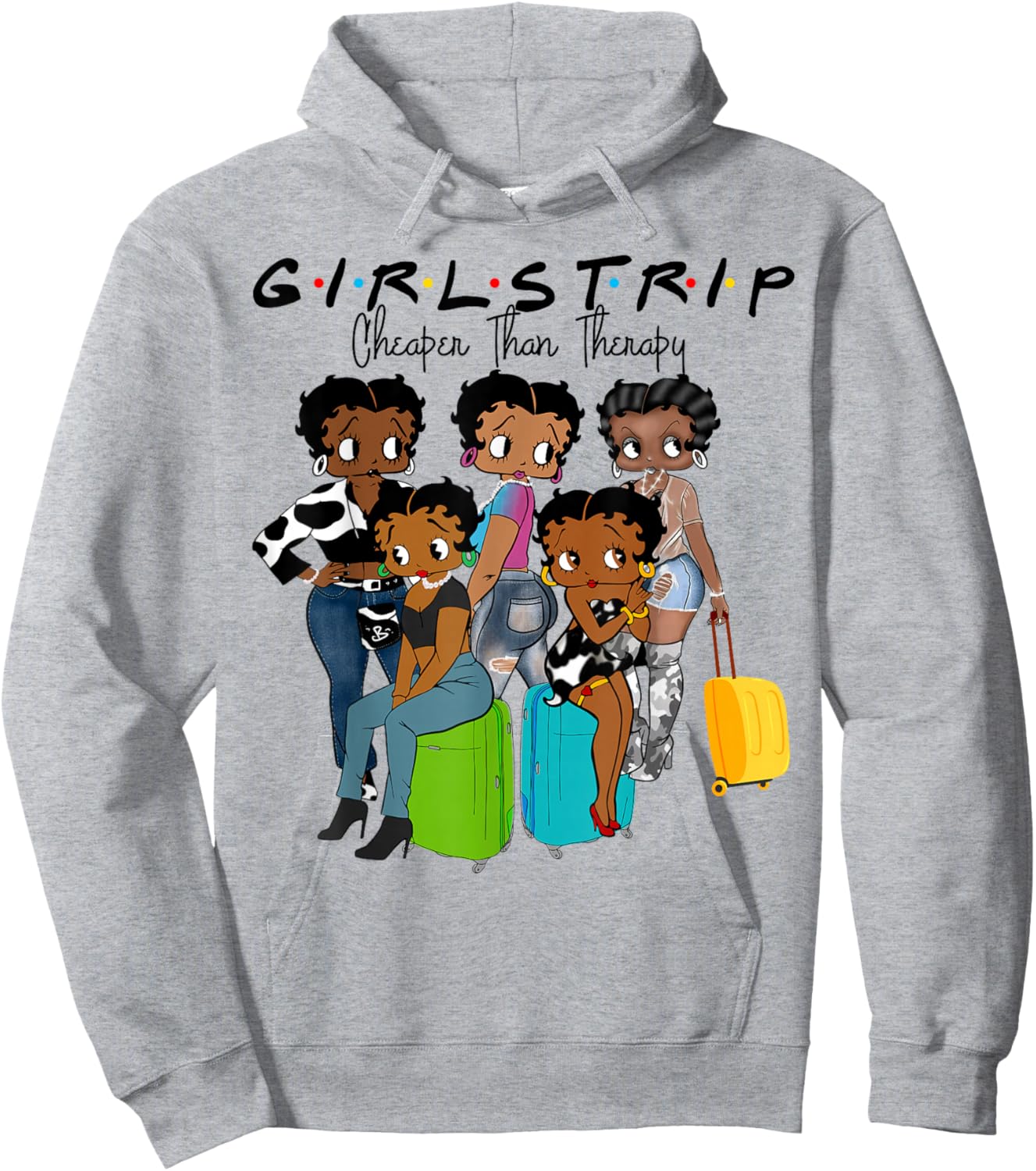 Girls Weekend Cheaper Than A Therapy Matching Girl Trip Hoodie - Hoodie | Ash