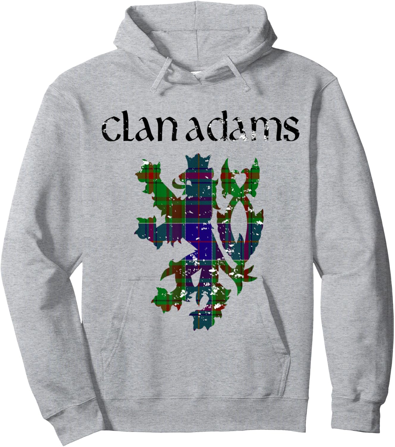 Clan Adams Tartan Scottish Family Name Scotland Pride Hoodie - Hoodie | Ash