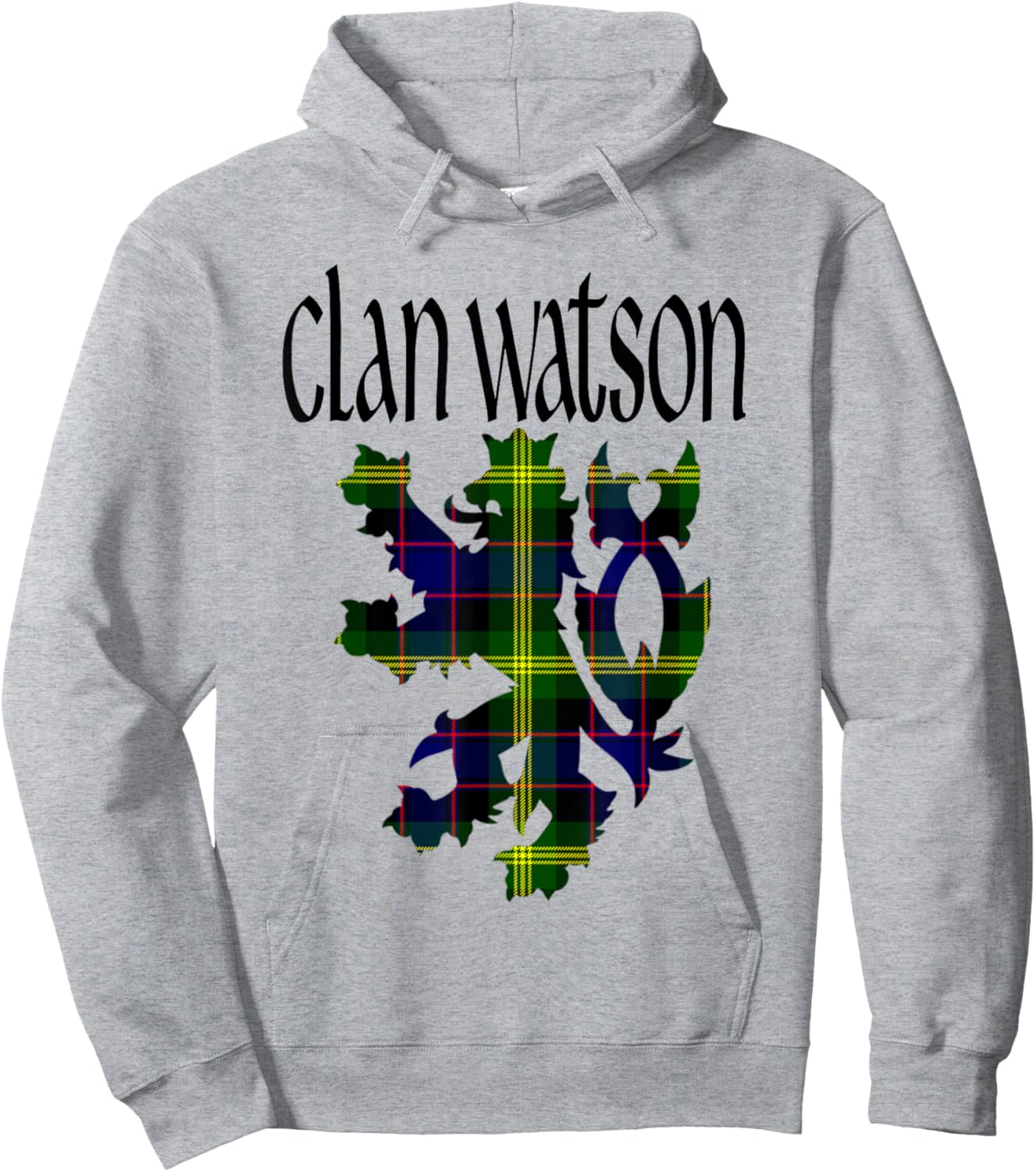 Clan Watson Tartan Scottish Family Name Scotland Pride Hoodie - Hoodie | Ash