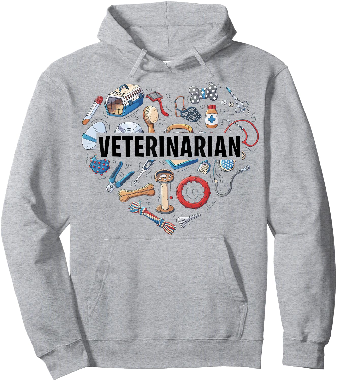 Future Veterinarian Vet Tech Student Veterinarian Graduation Hoodie - Hoodie | Ash