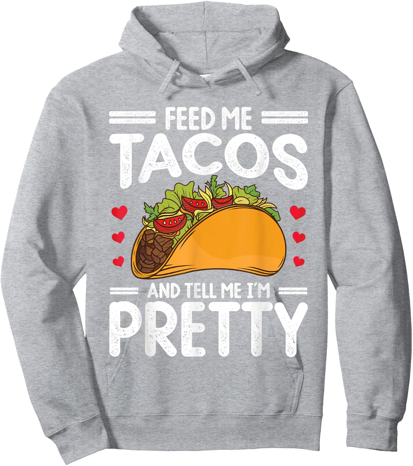 Taco Cinco de Mayo Funny Boys Men Women Mexican Food. Hoodie - Hoodie | Ash