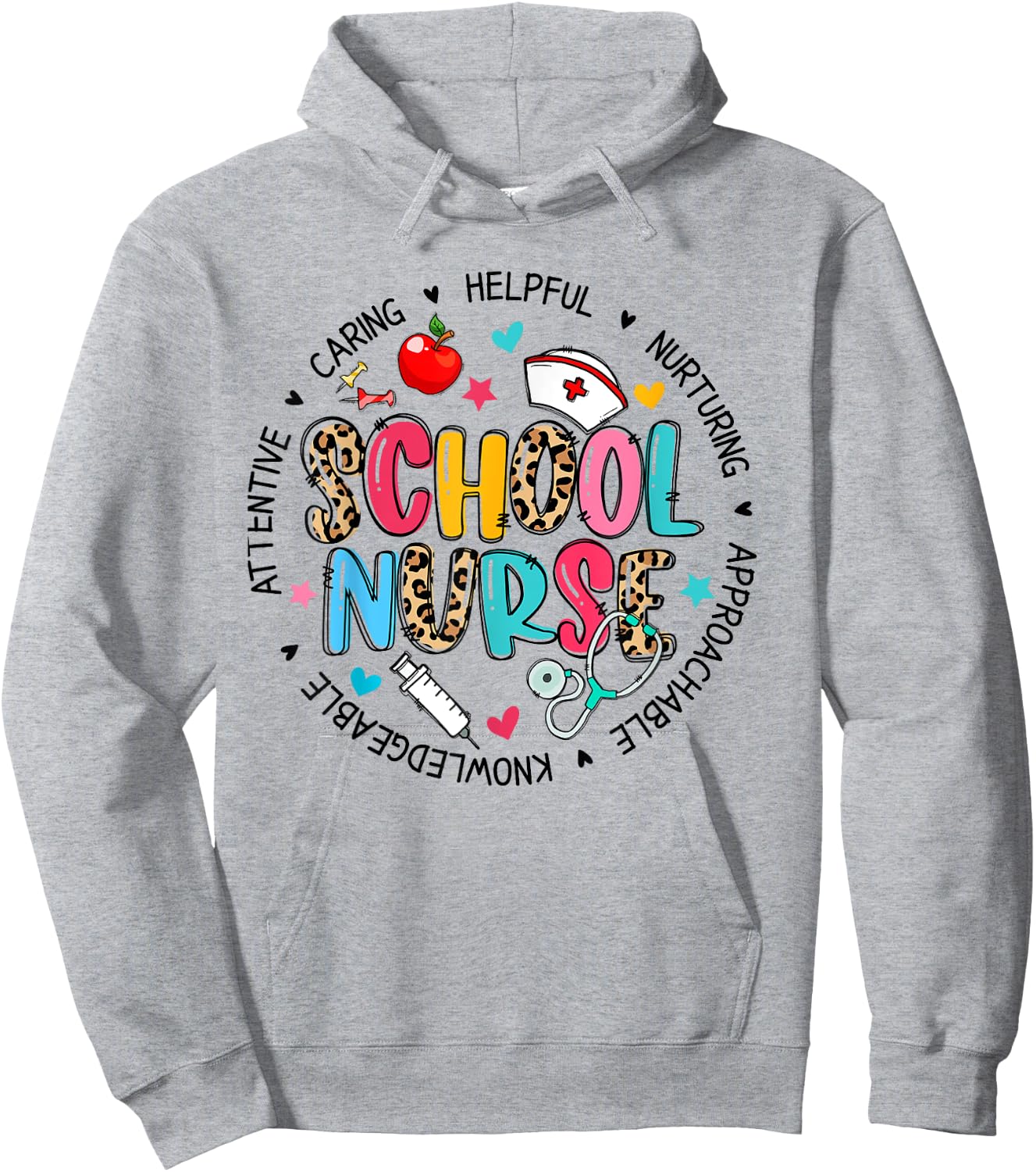 School Nurse Appreciation Back To School Nurse Hoodie - Hoodie | Ash