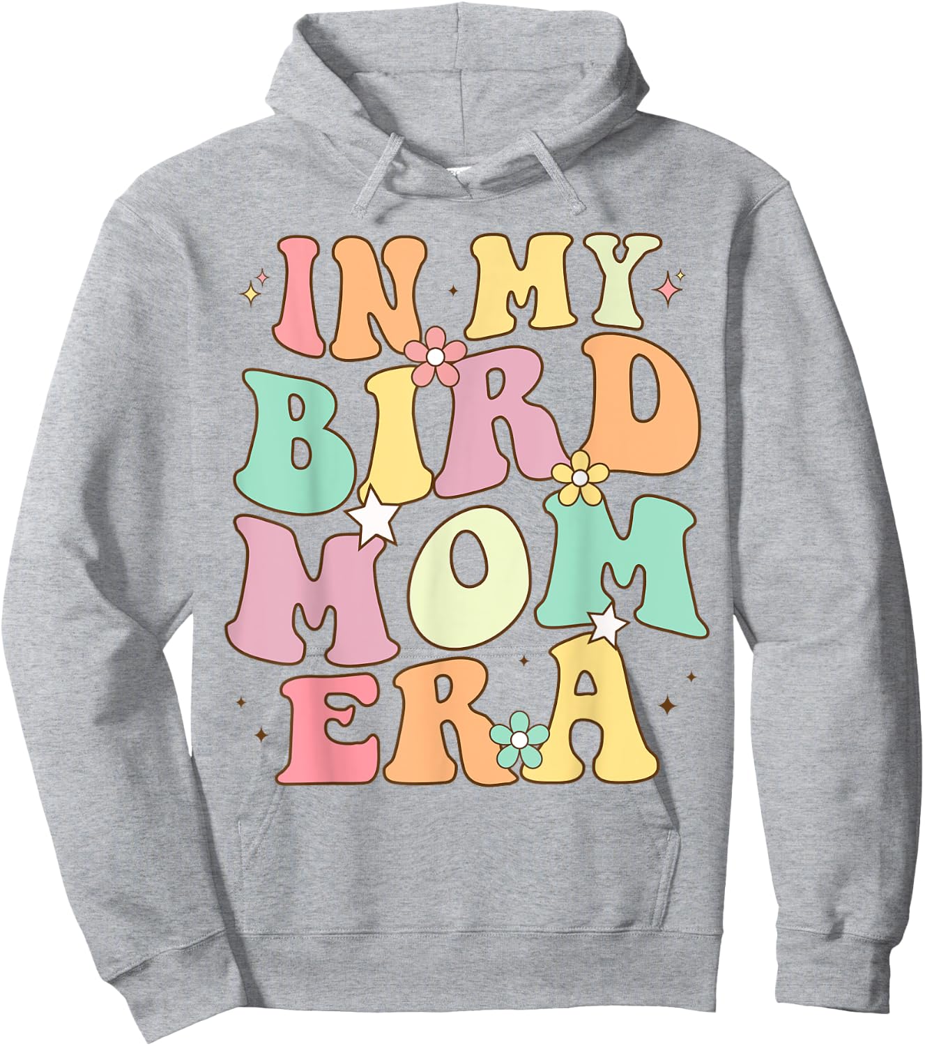 In my bird Mom era Funny Bird Lover Women birdwatching Hoodie - Hoodie | Ash