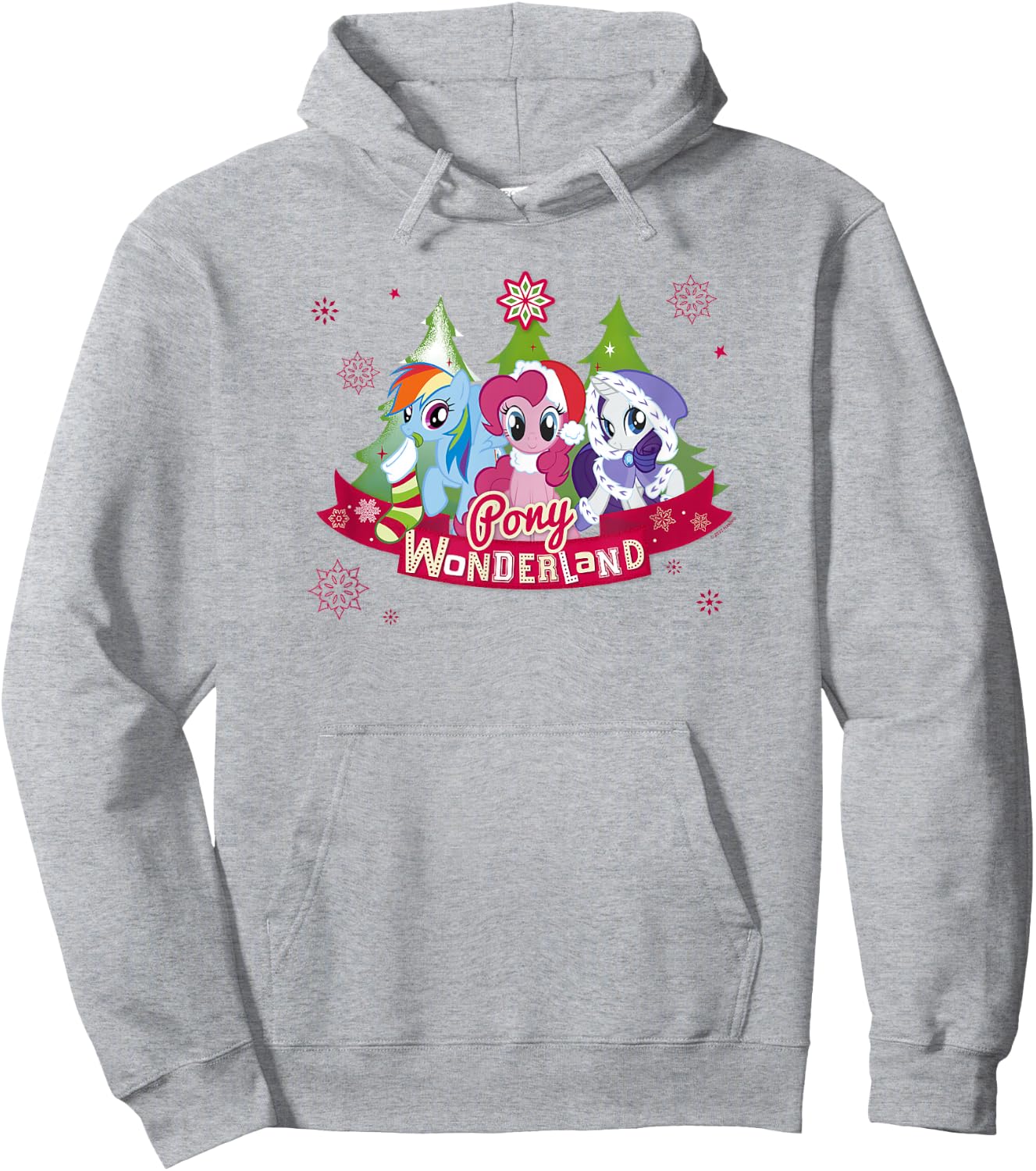 My Little Pony: Friendship Is Magic Christmas Wonderland Hoodie - Hoodie | Ash